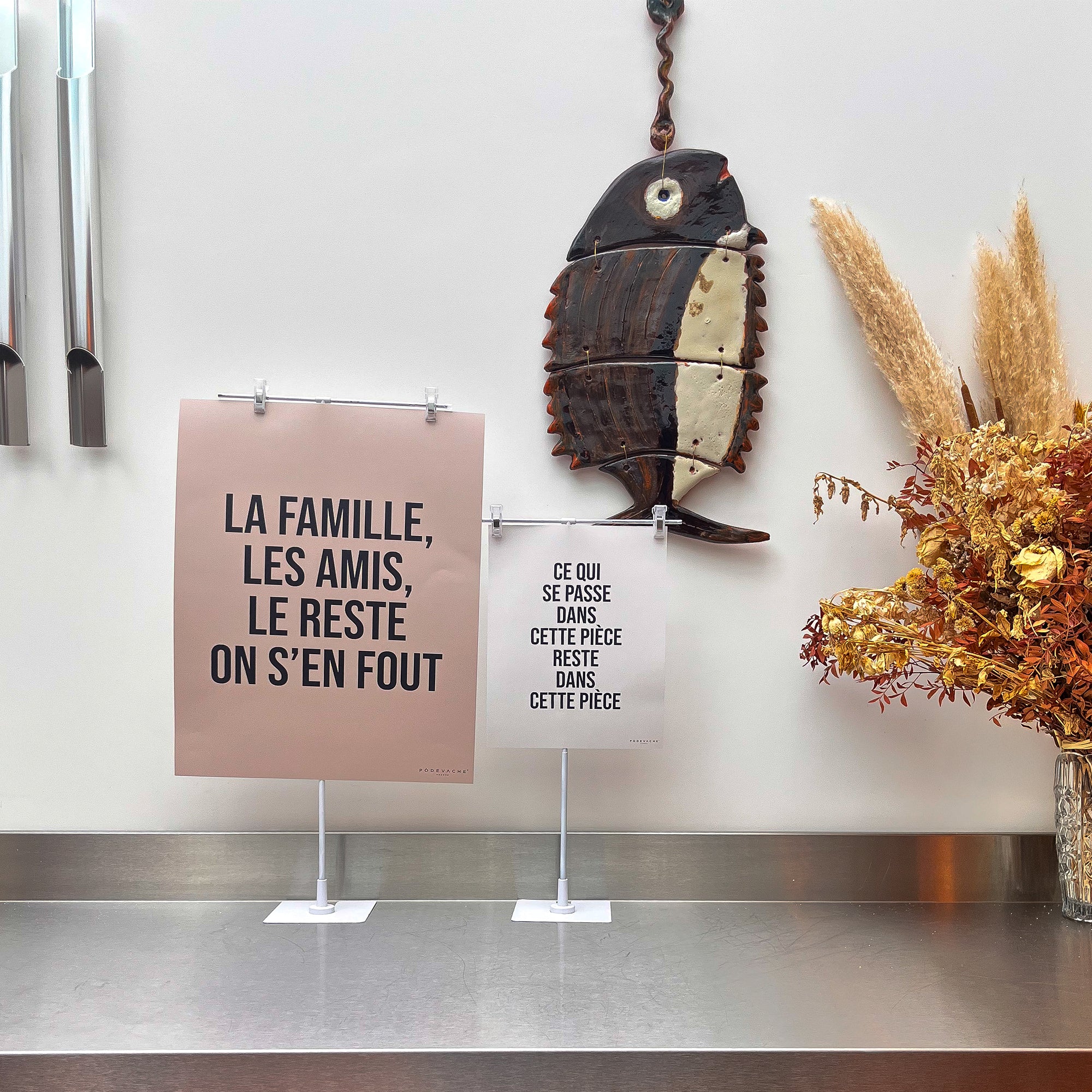 Affiche ou affiche encadrée Famille Amis