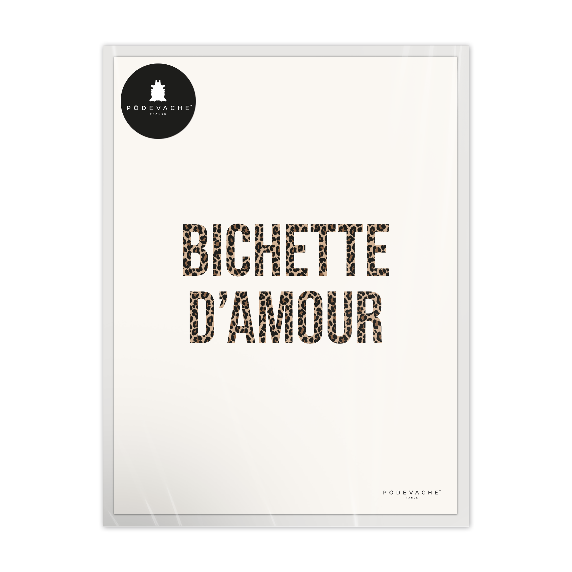 Affiche ou affiche encadrée Bichette
