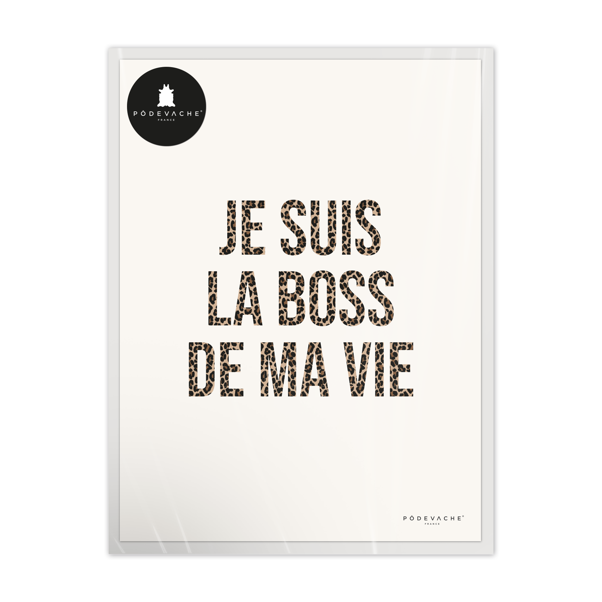 Affiche ou affiche encadrée Boss