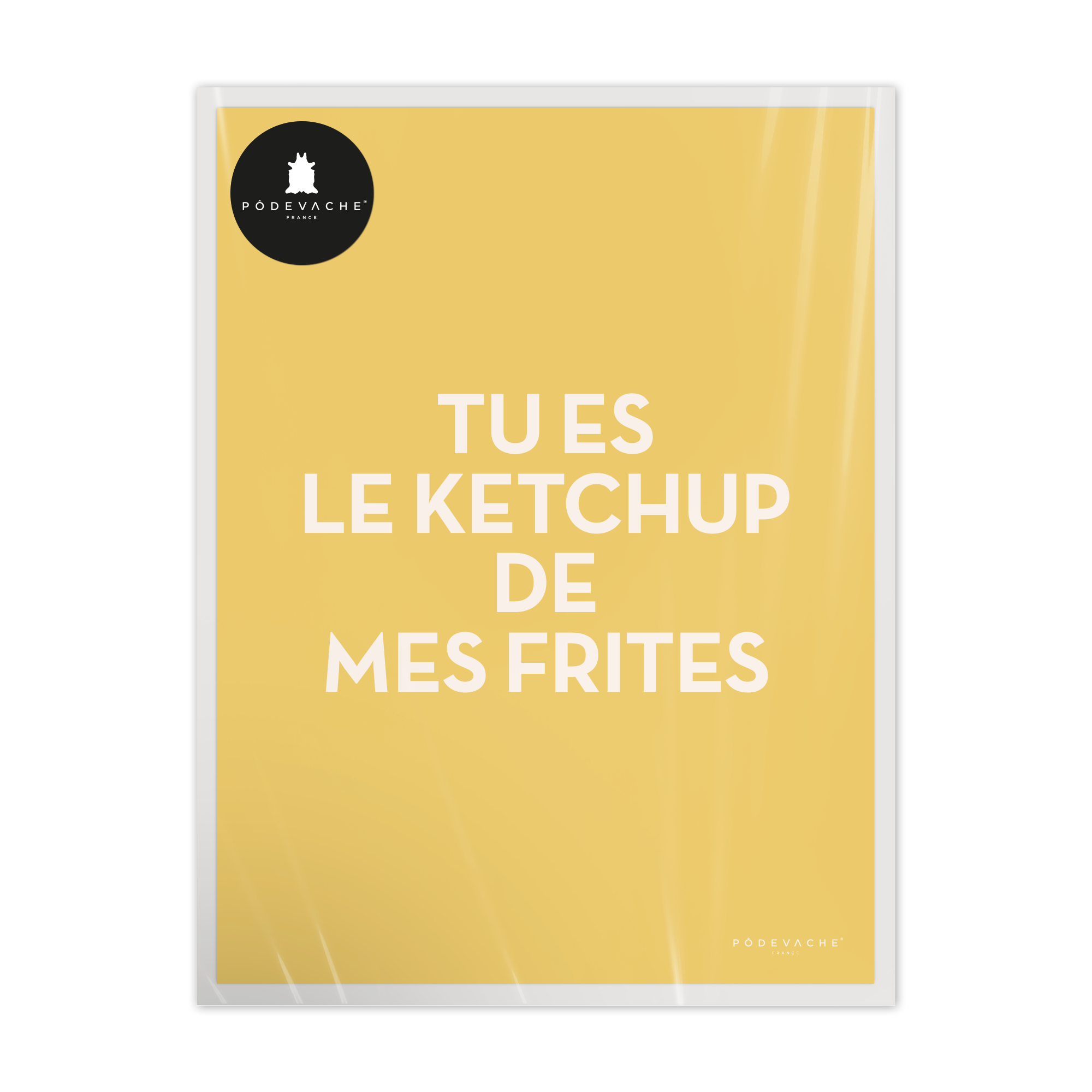 Affiche ou affiche encadrée Ketchup