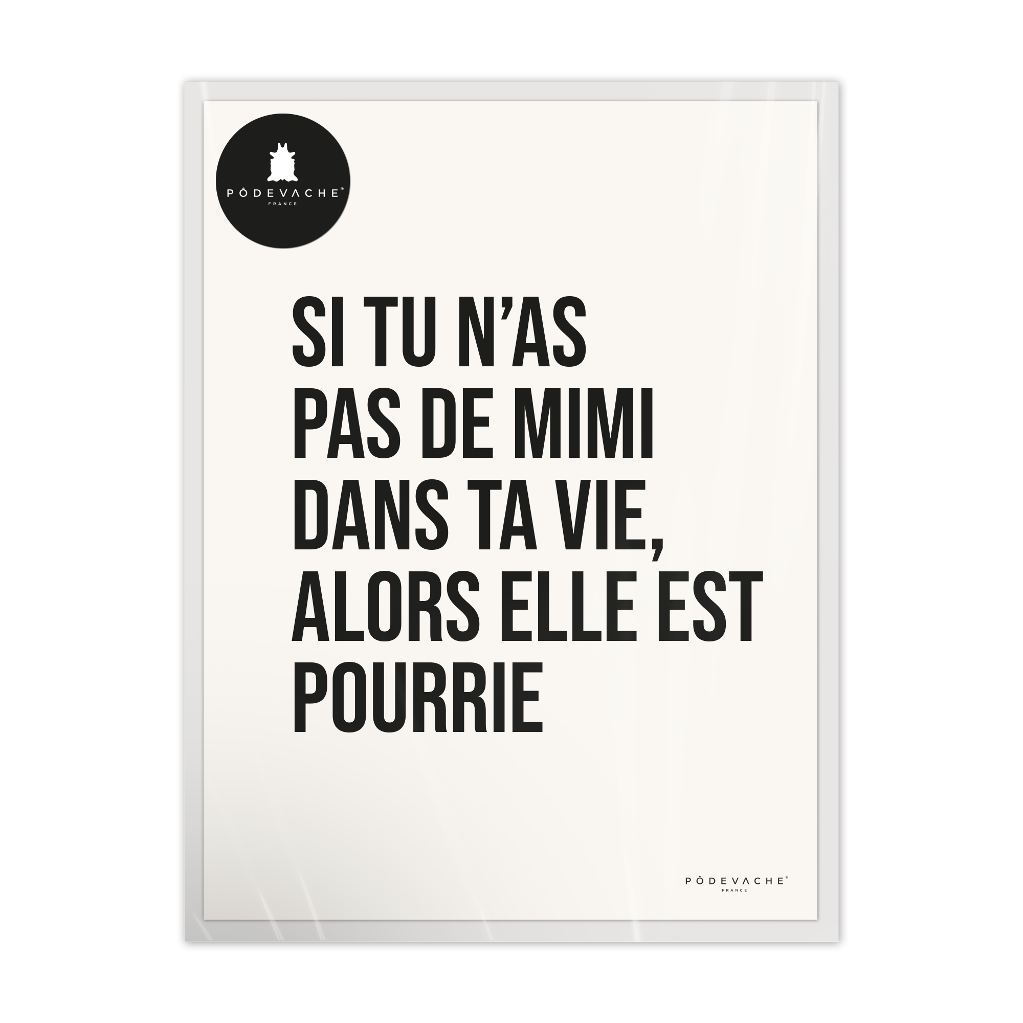 Affiche ou affiche encadrée Mimi