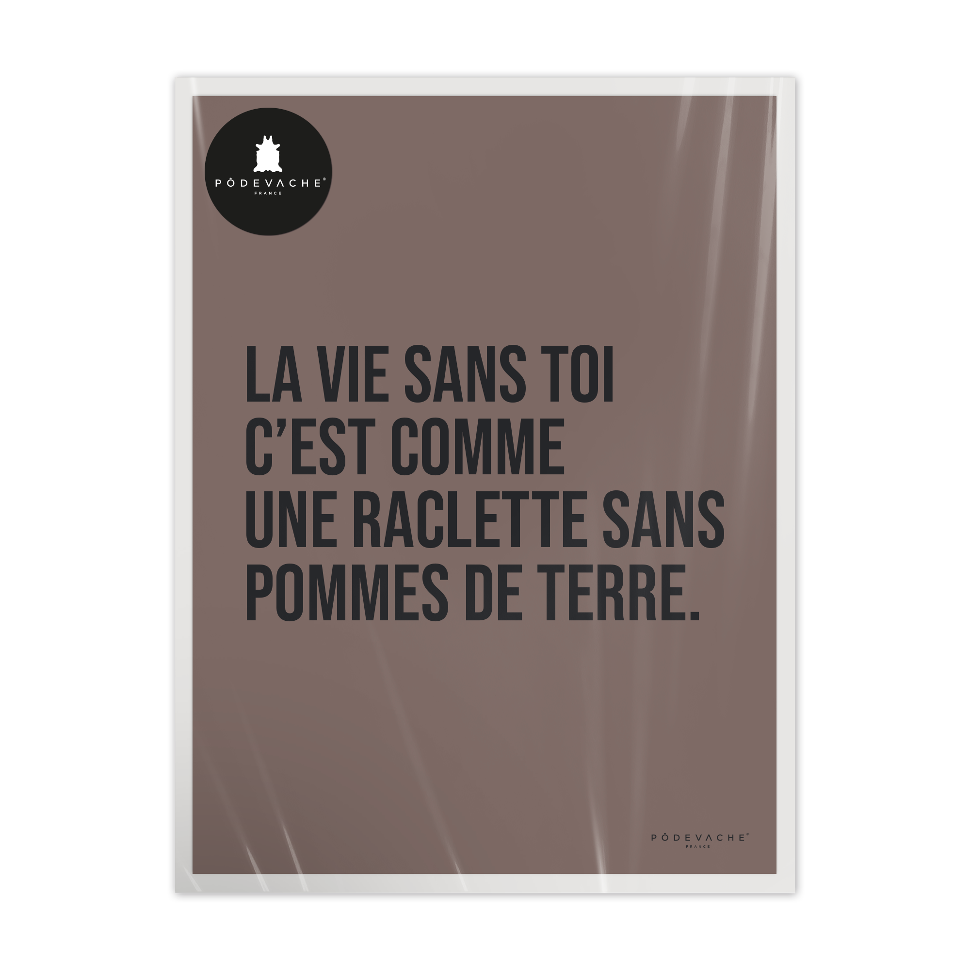 Affiche ou affiche encadrée Raclette