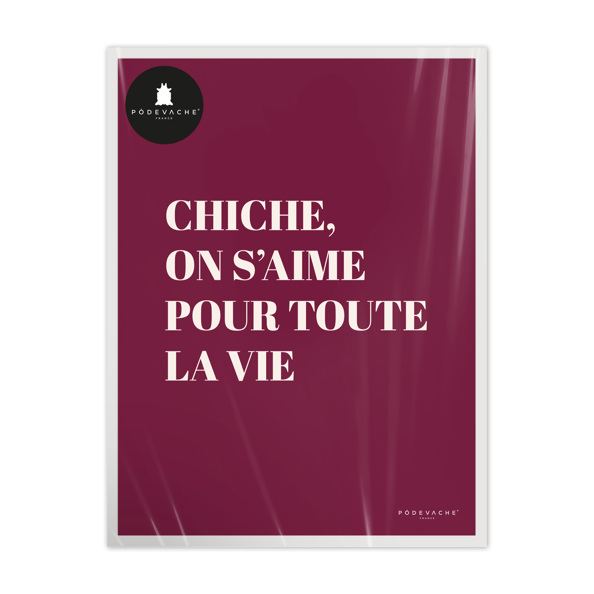 Affiche ou affiche encadrée Chiche