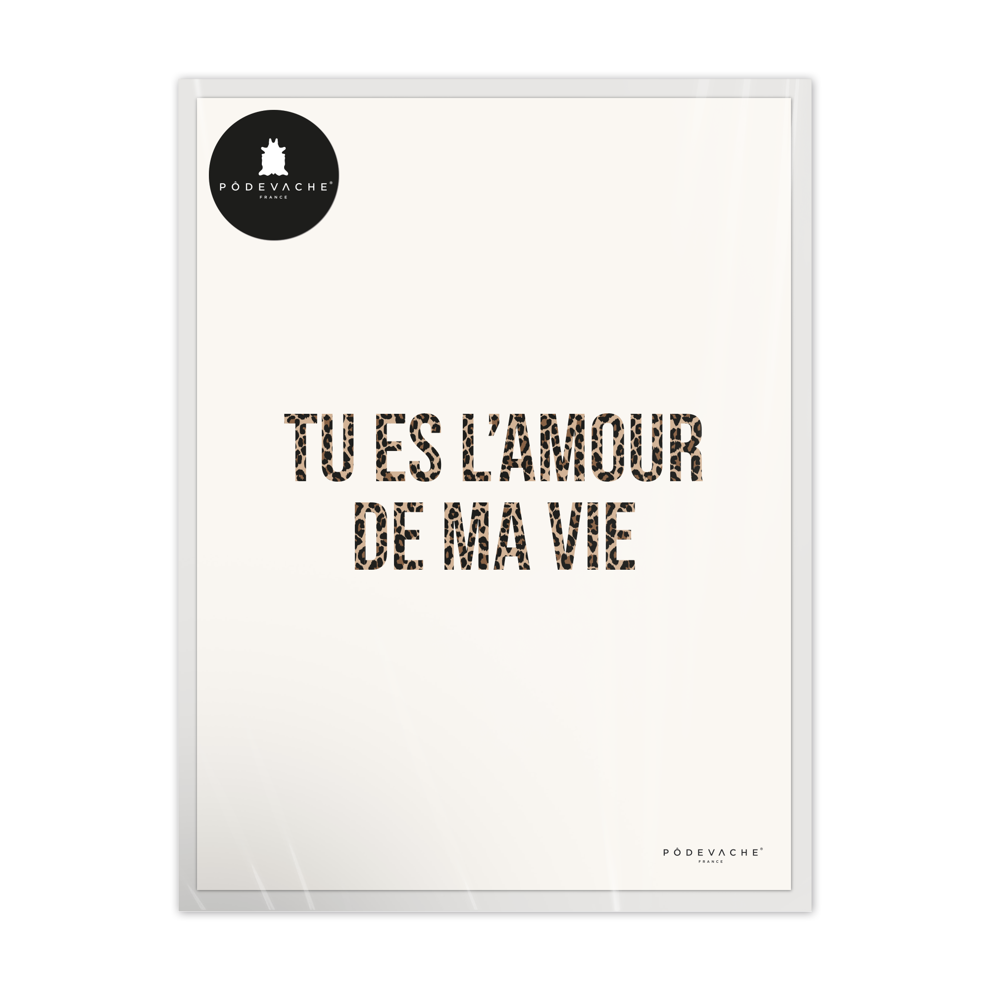 Affiche ou affiche encadrée Amour de ma vie