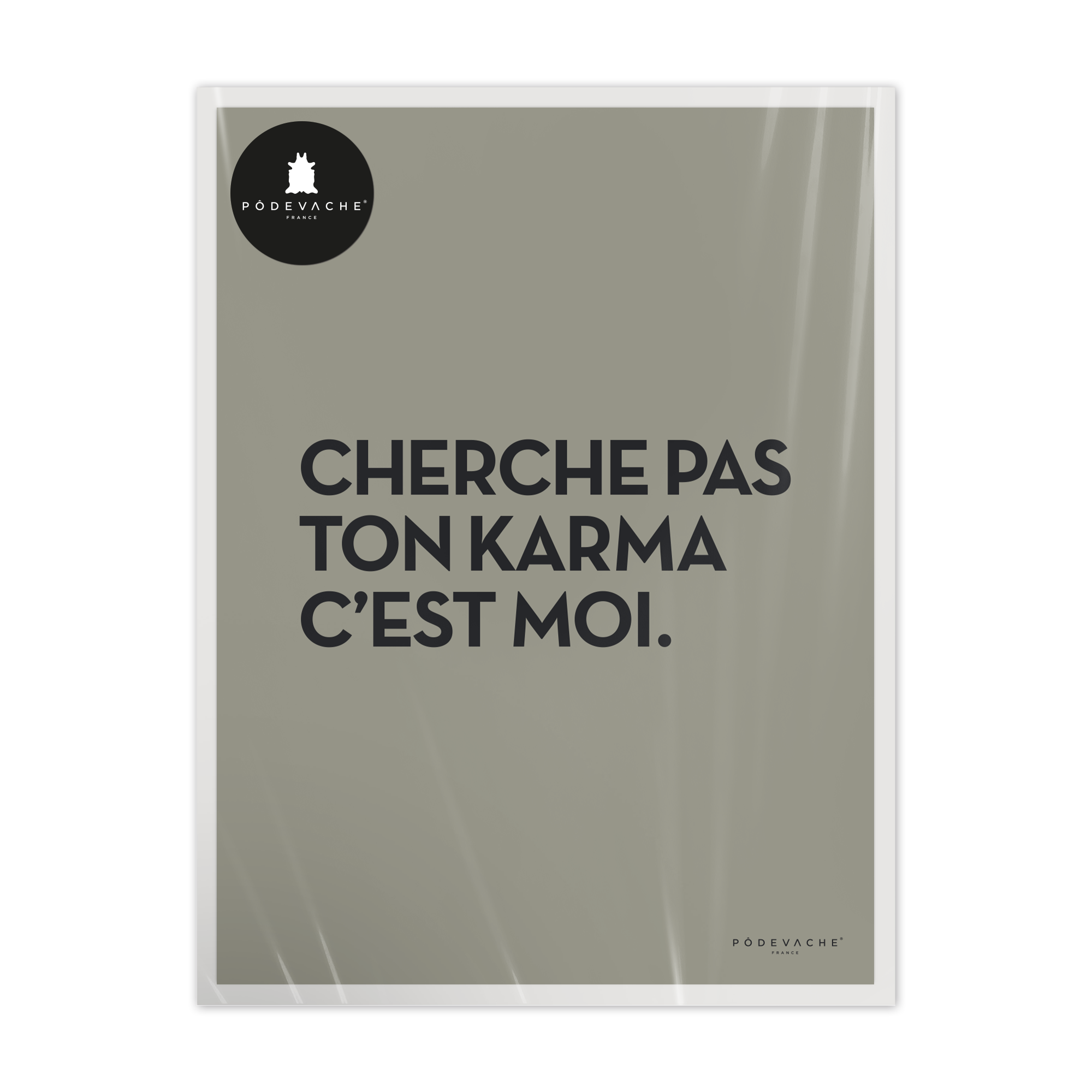 Affiche ou affiche encadrée Karma