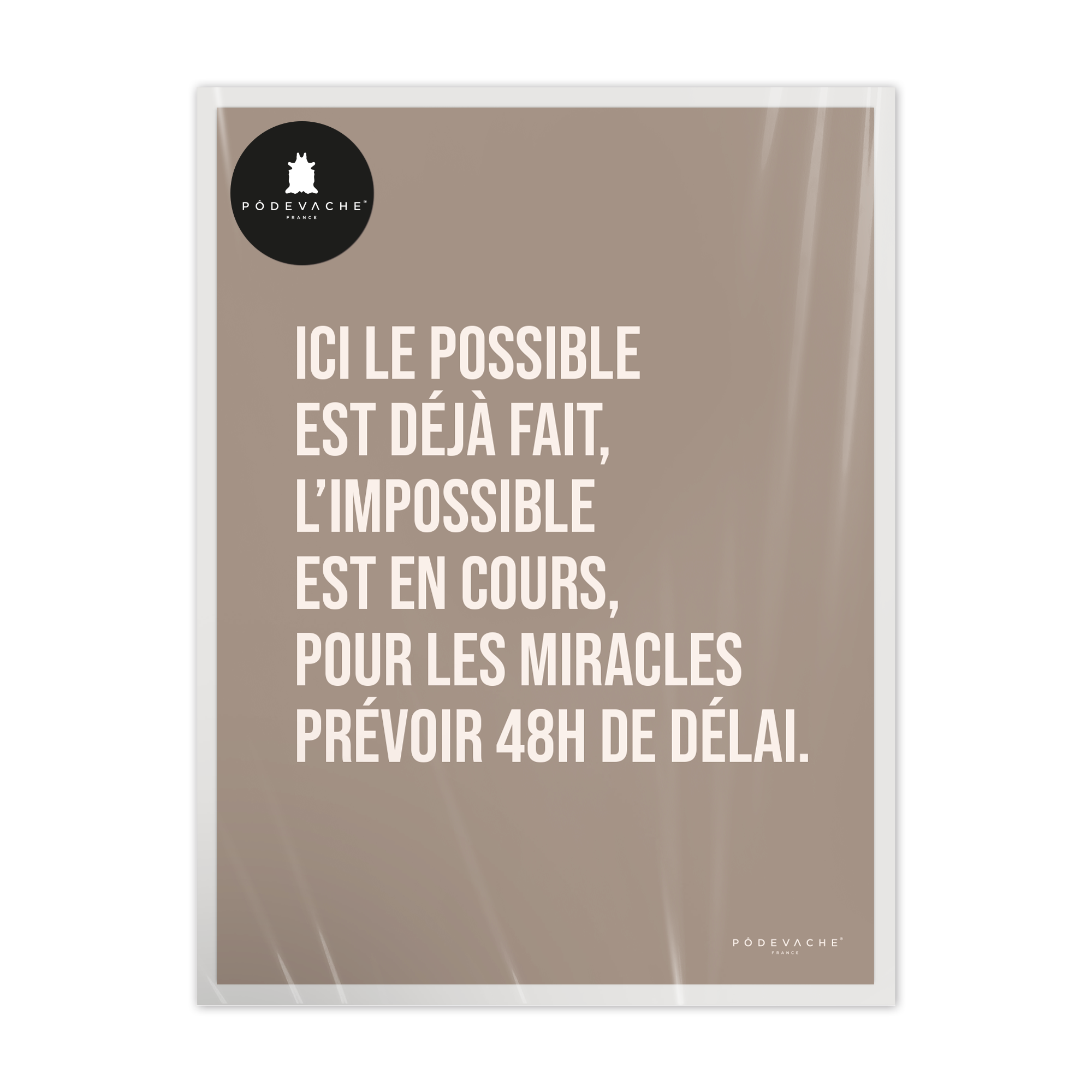 Affiche ou affiche encadrée Miracles
