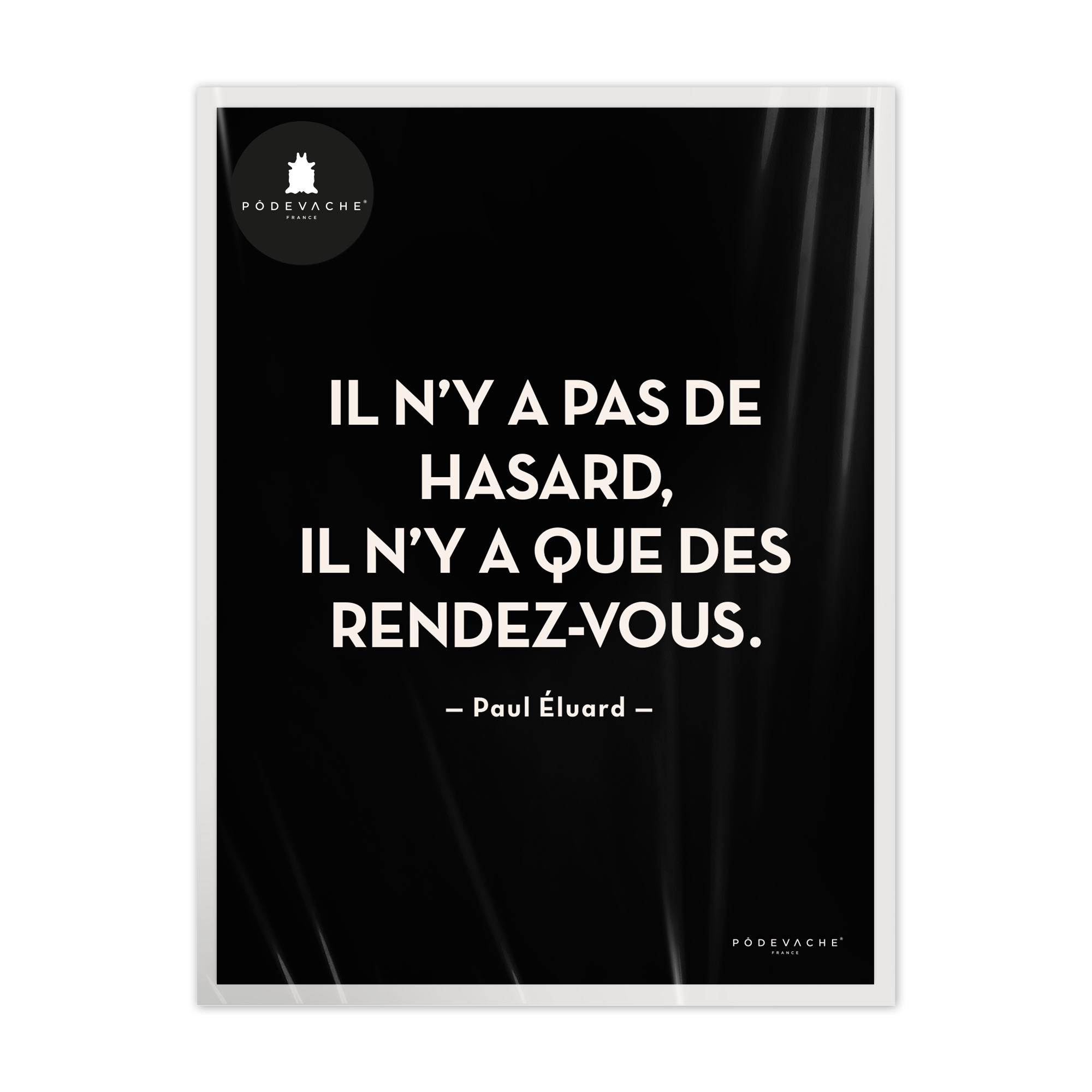 Affiche ou affiche encadrée Hasard