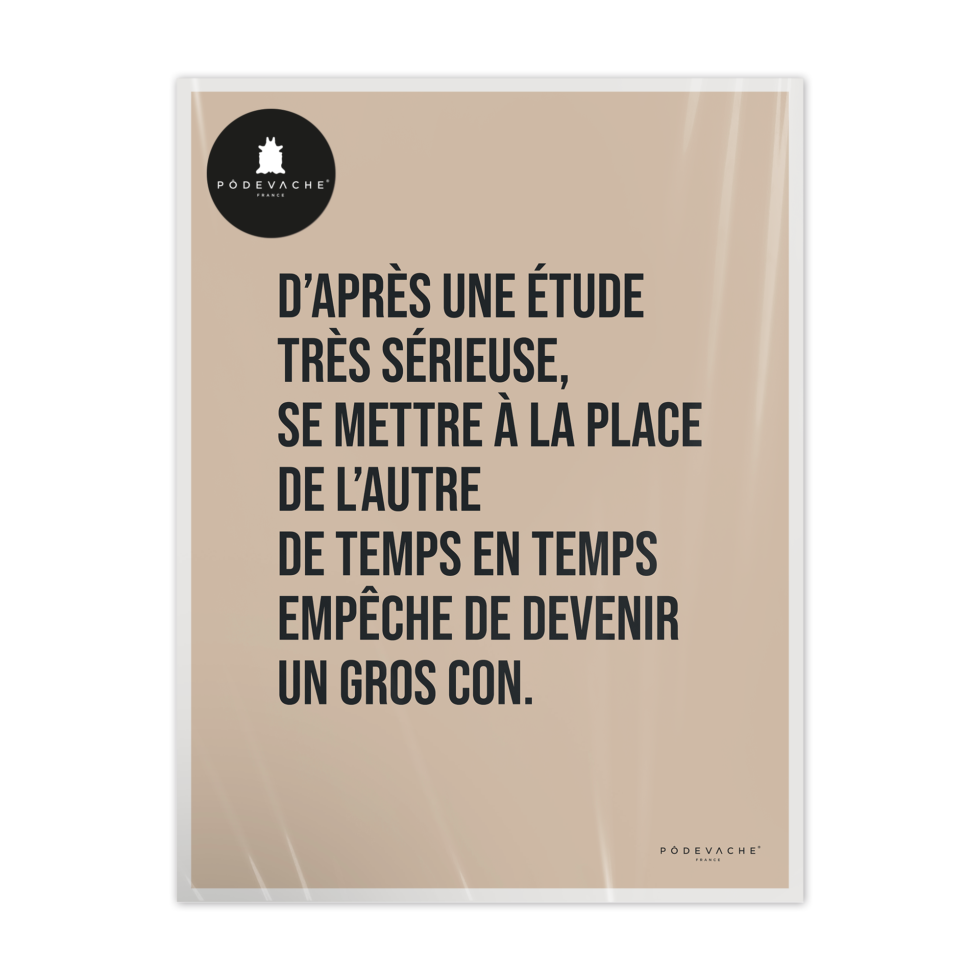 Affiche ou affiche encadrée Etude