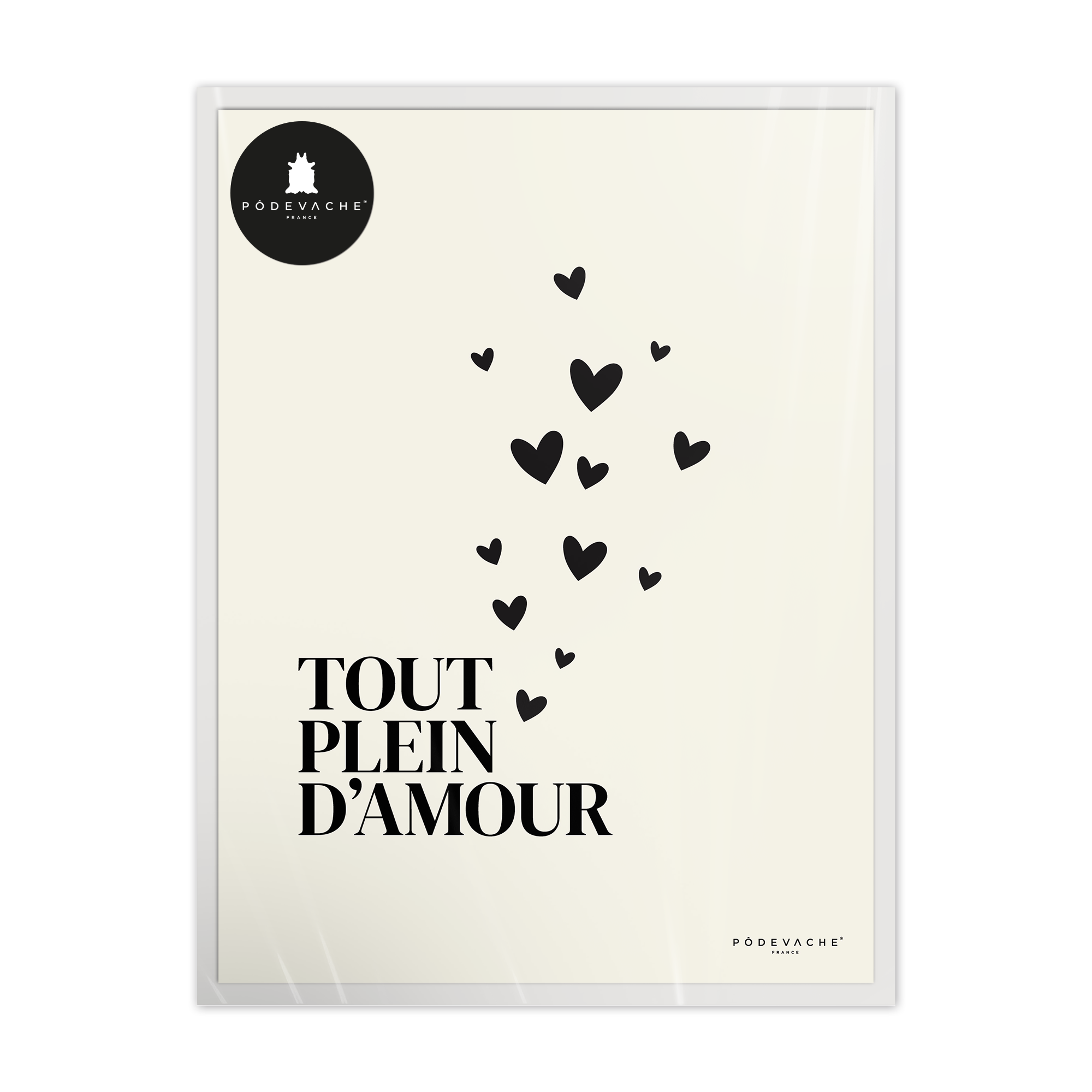 Affiche ou affiche encadrée Plein d'Amour
