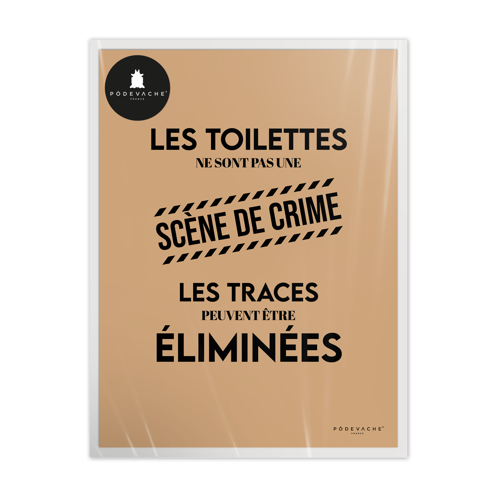Affiche ou affiche encadrée Scène de Crime