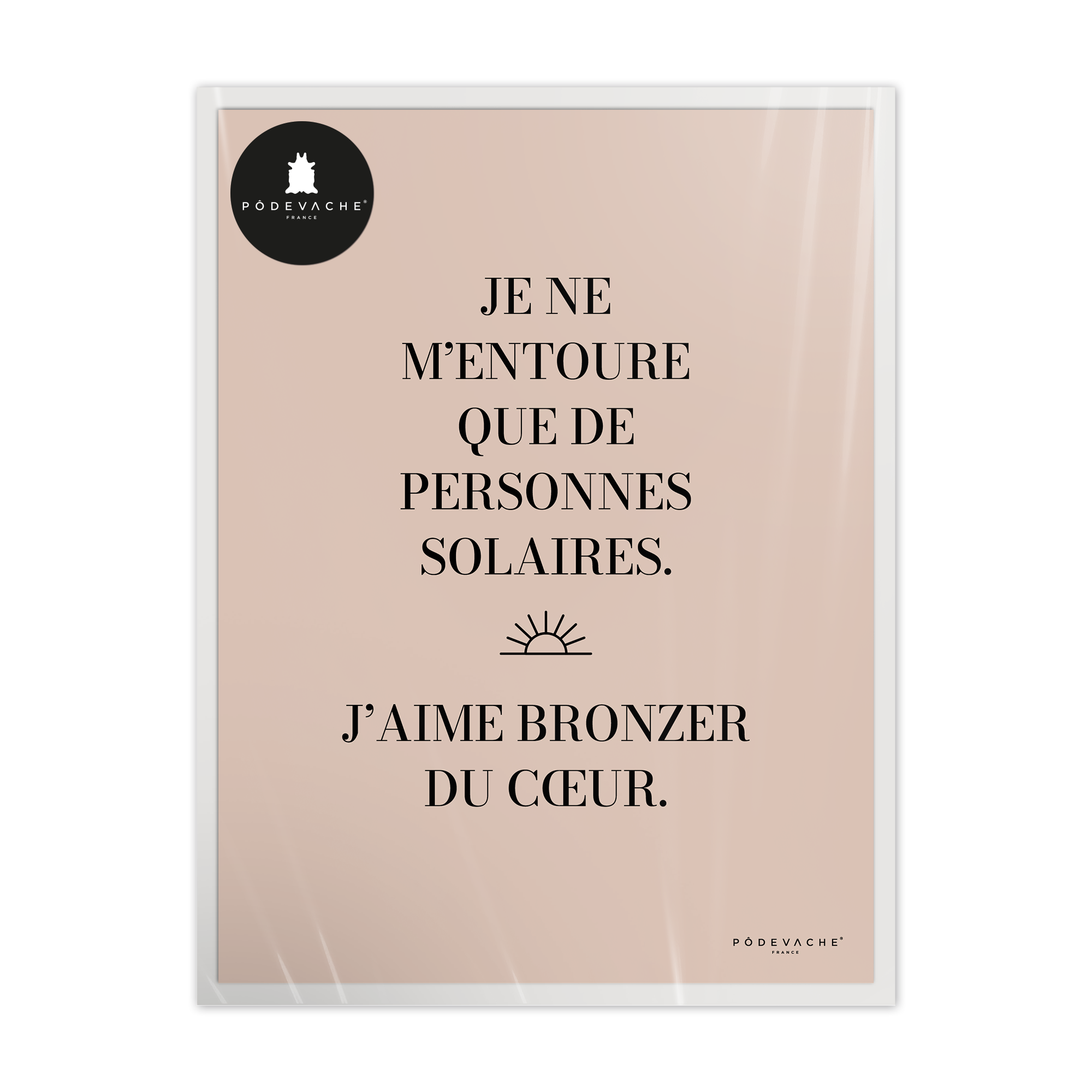 Affiche ou affiche encadrée Personnes Solaires
