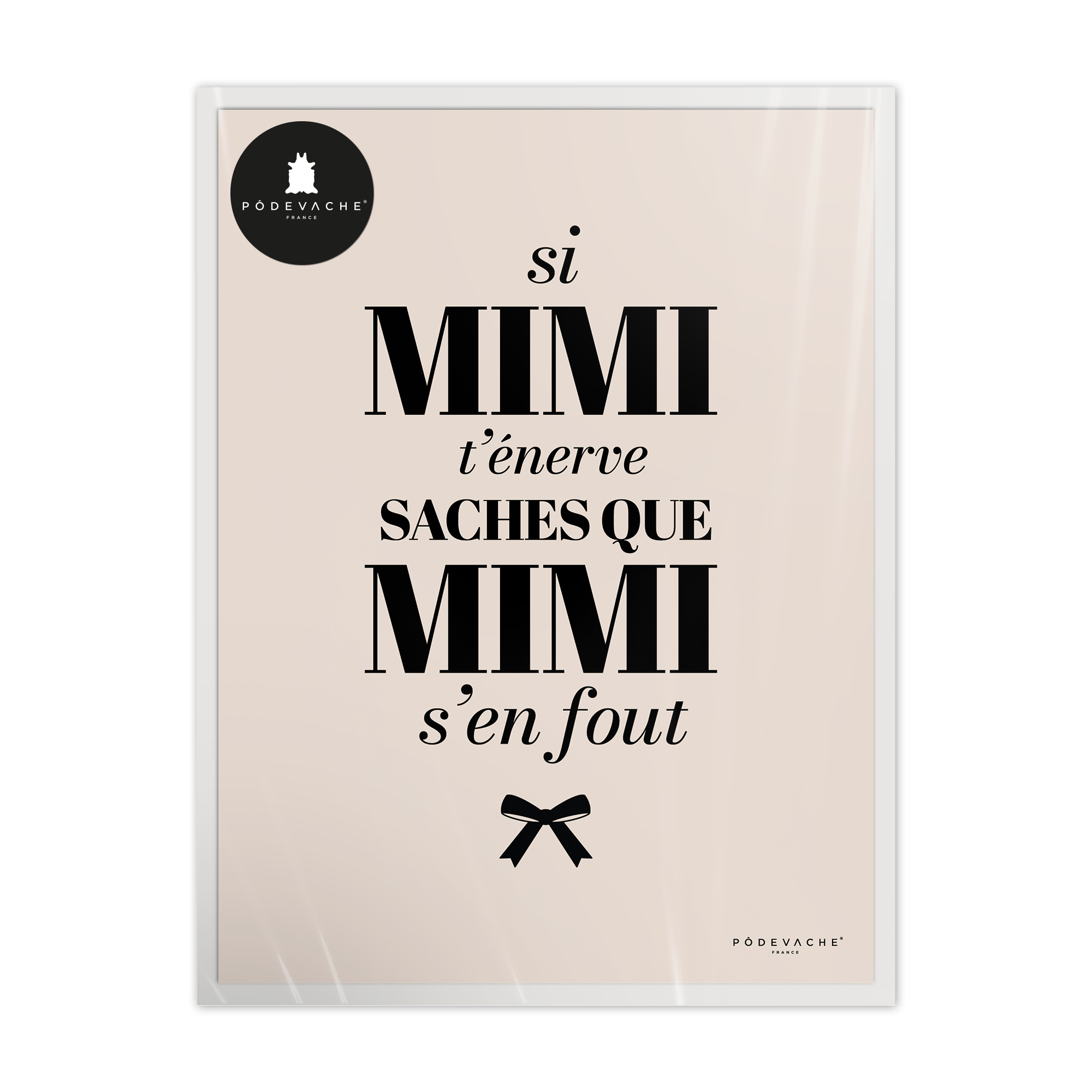 Affiche ou affiche encadrée Mimi Enerve