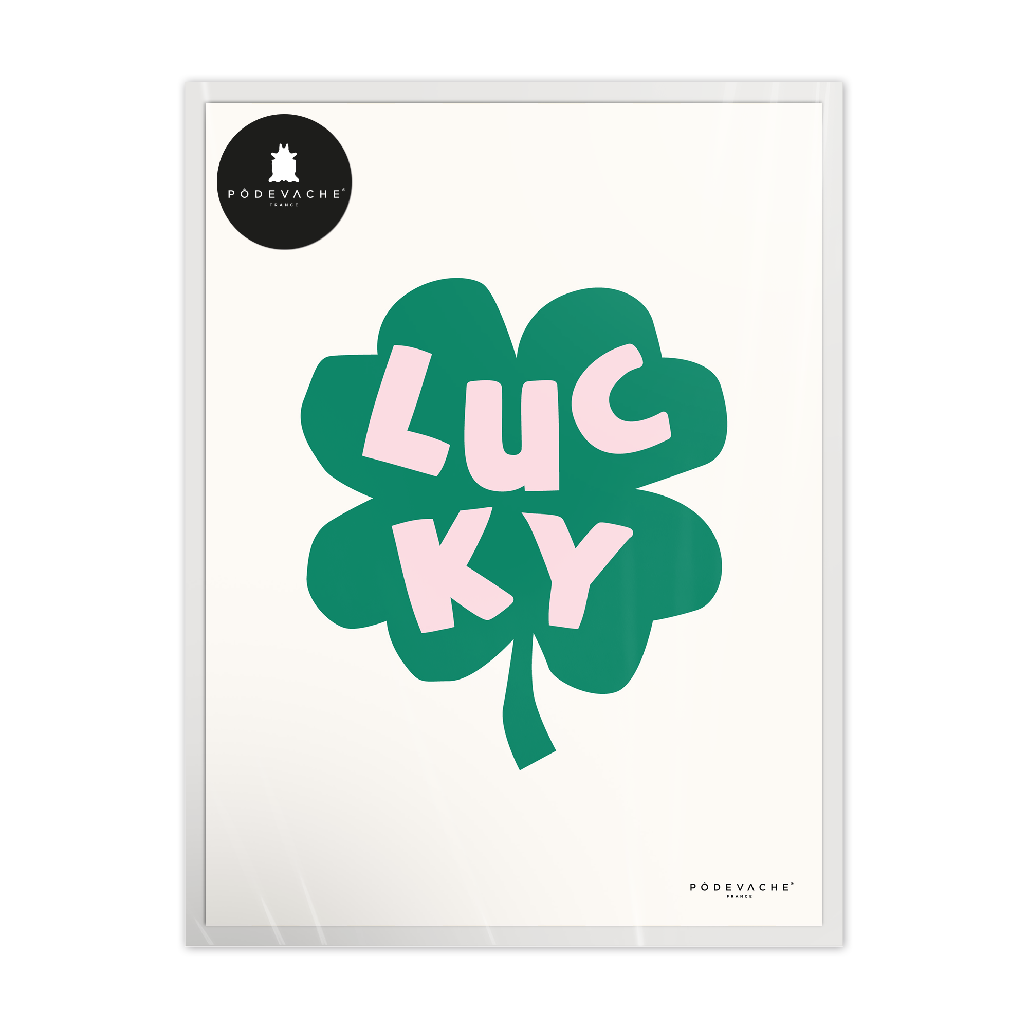 Affiche ou affiche encadrée Lucky