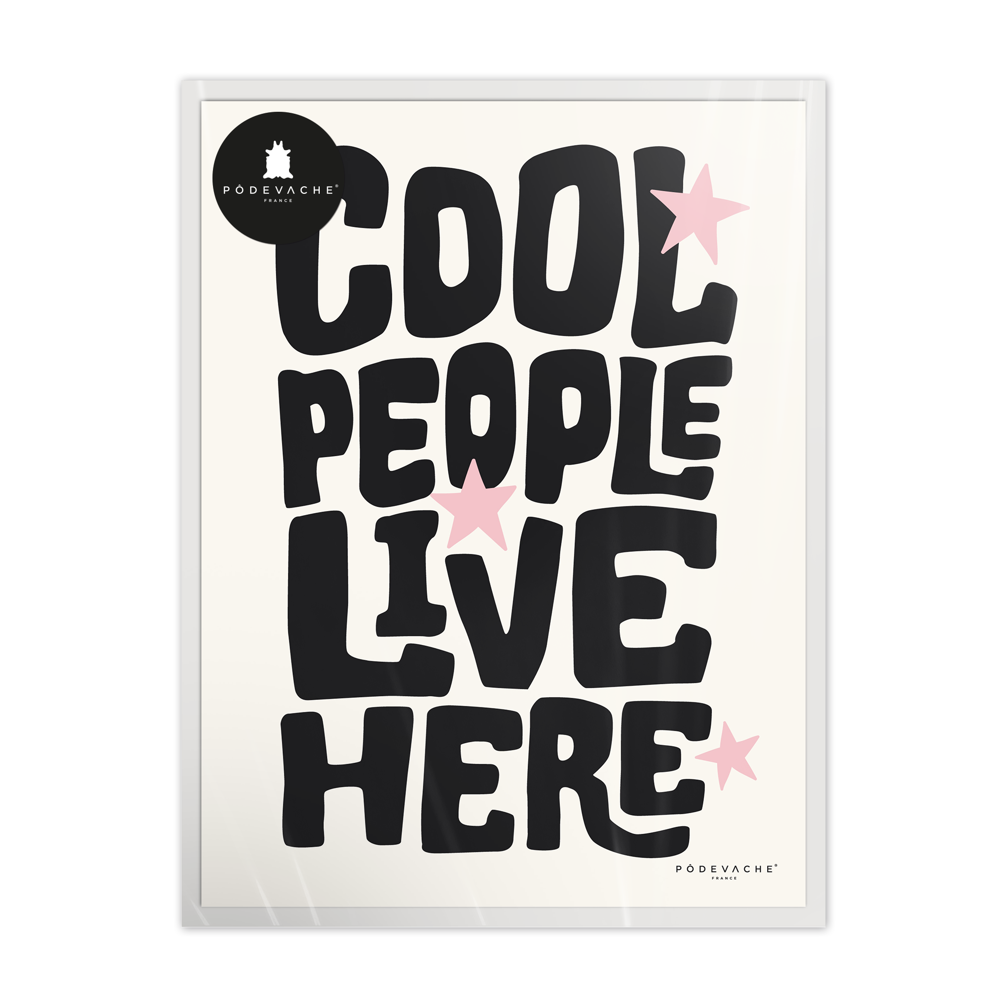 Affiche ou affiche encadrée Cool People