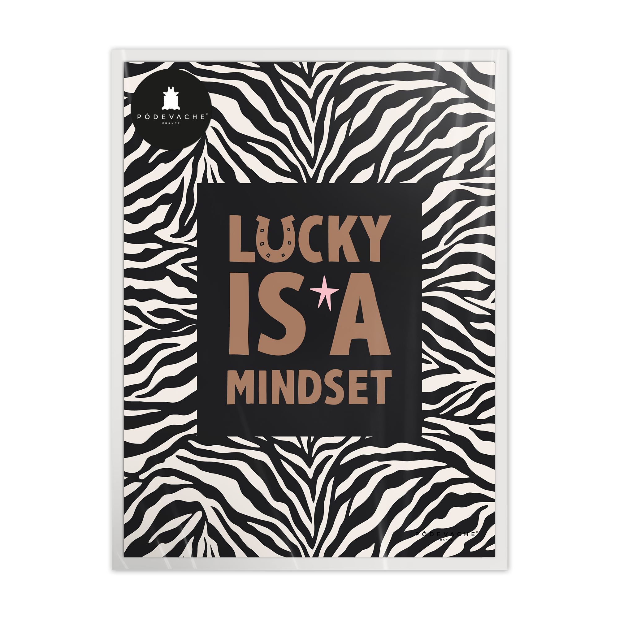 Affiche ou affiche encadrée Lucky Mindset