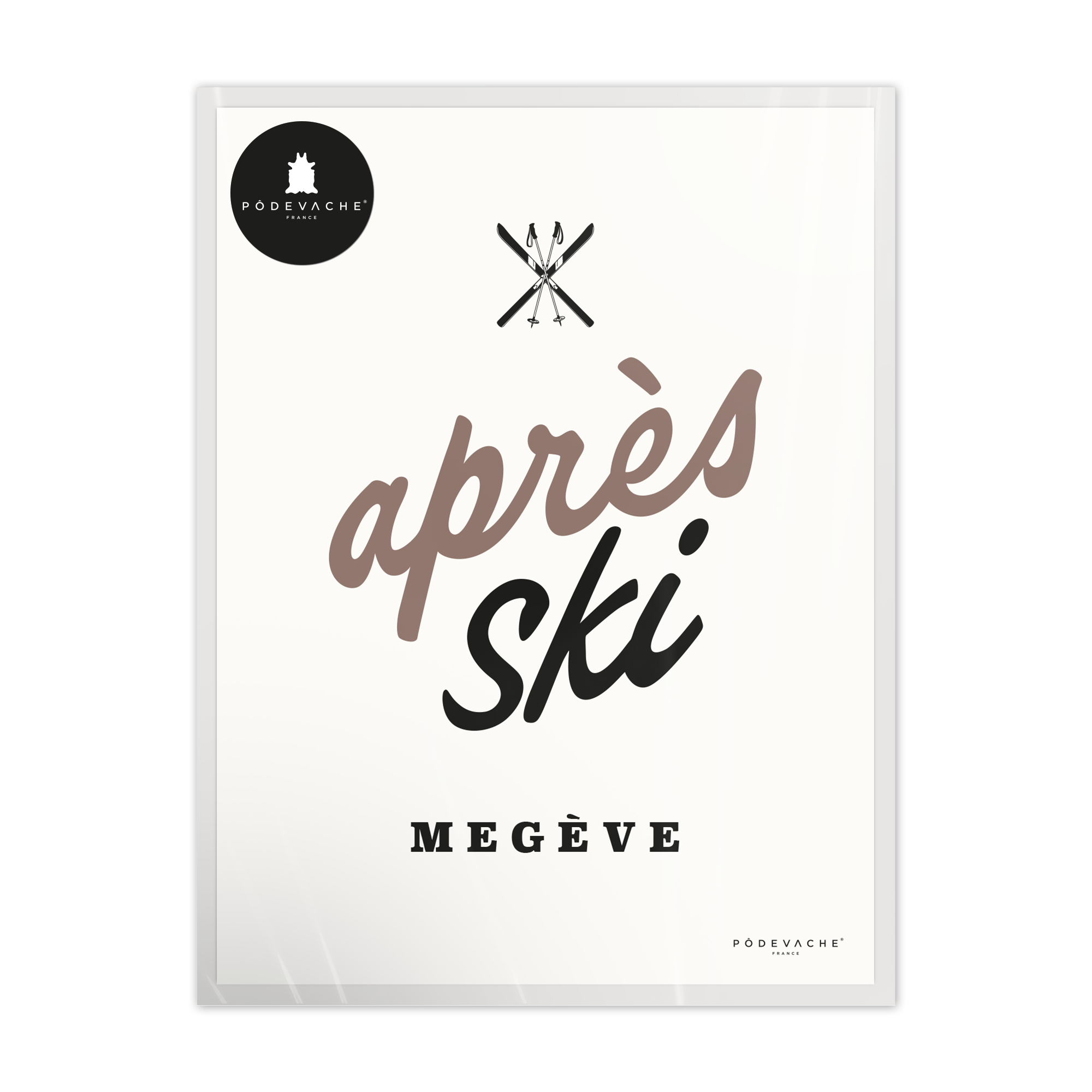 Affiche personnalisée Après Ski