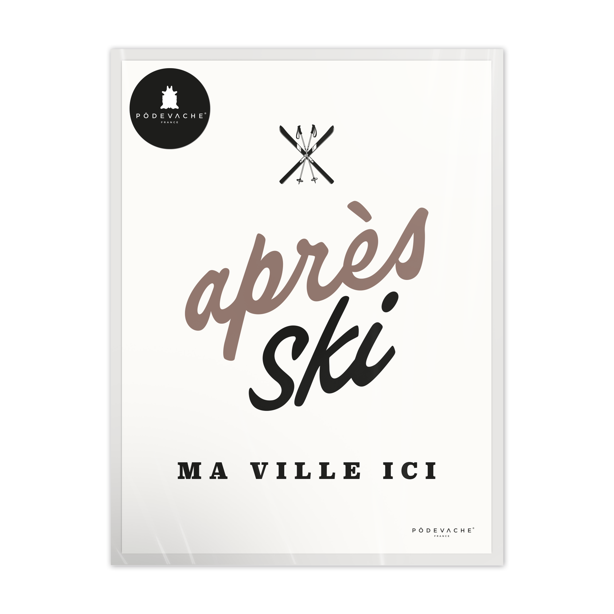 Affiche personnalisée Après Ski
