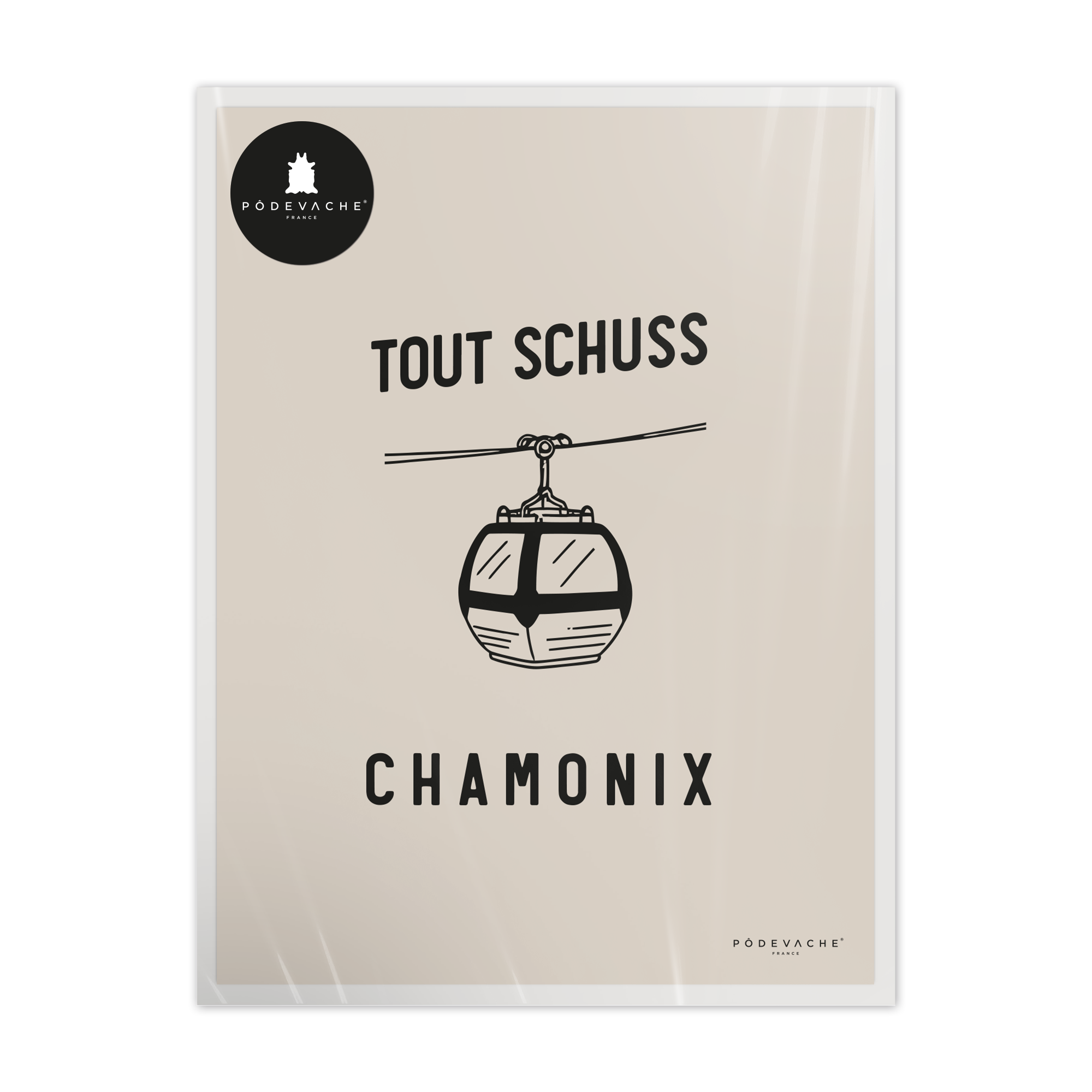 Affiche personnalisée Tout schuss