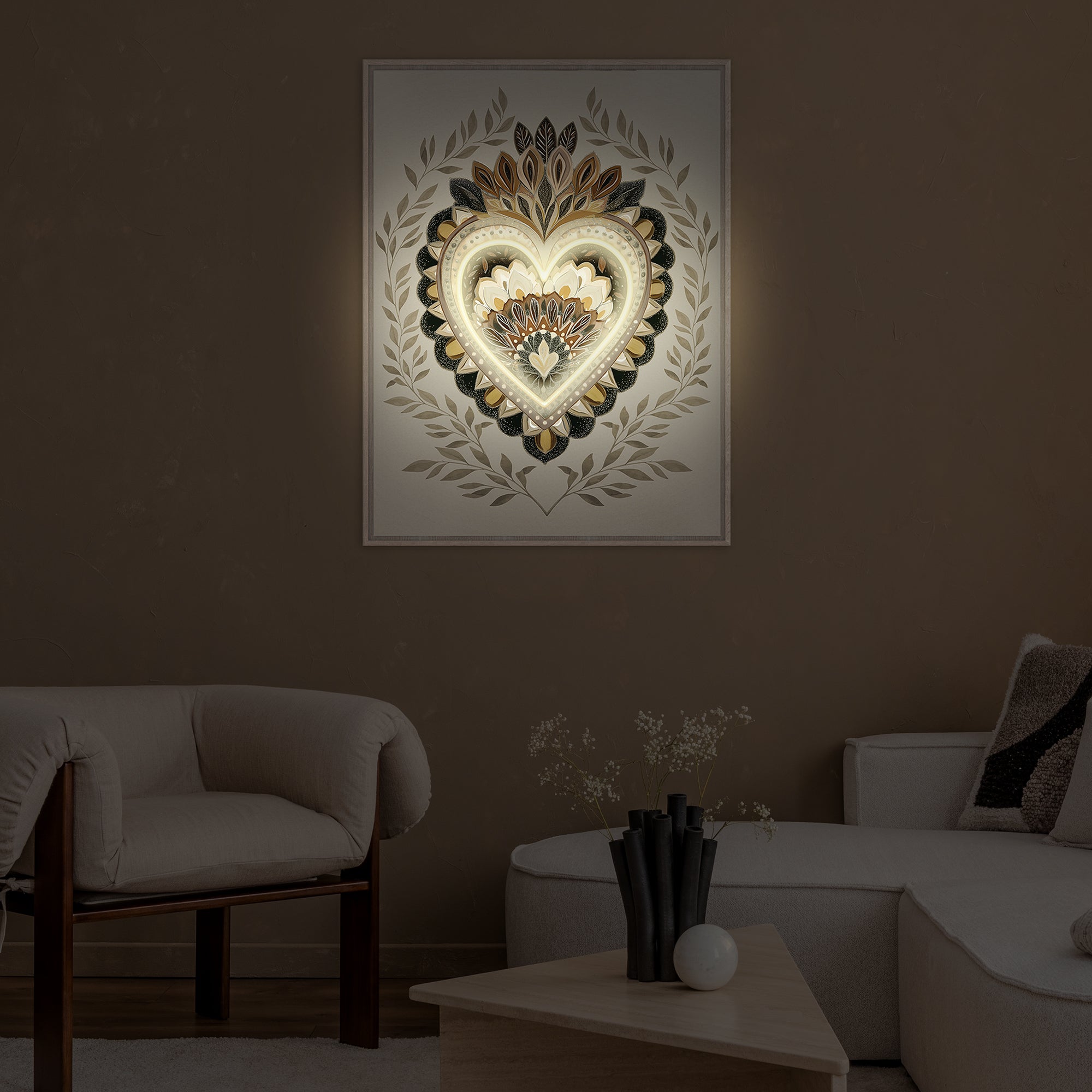 Tableau néon Casa Frida