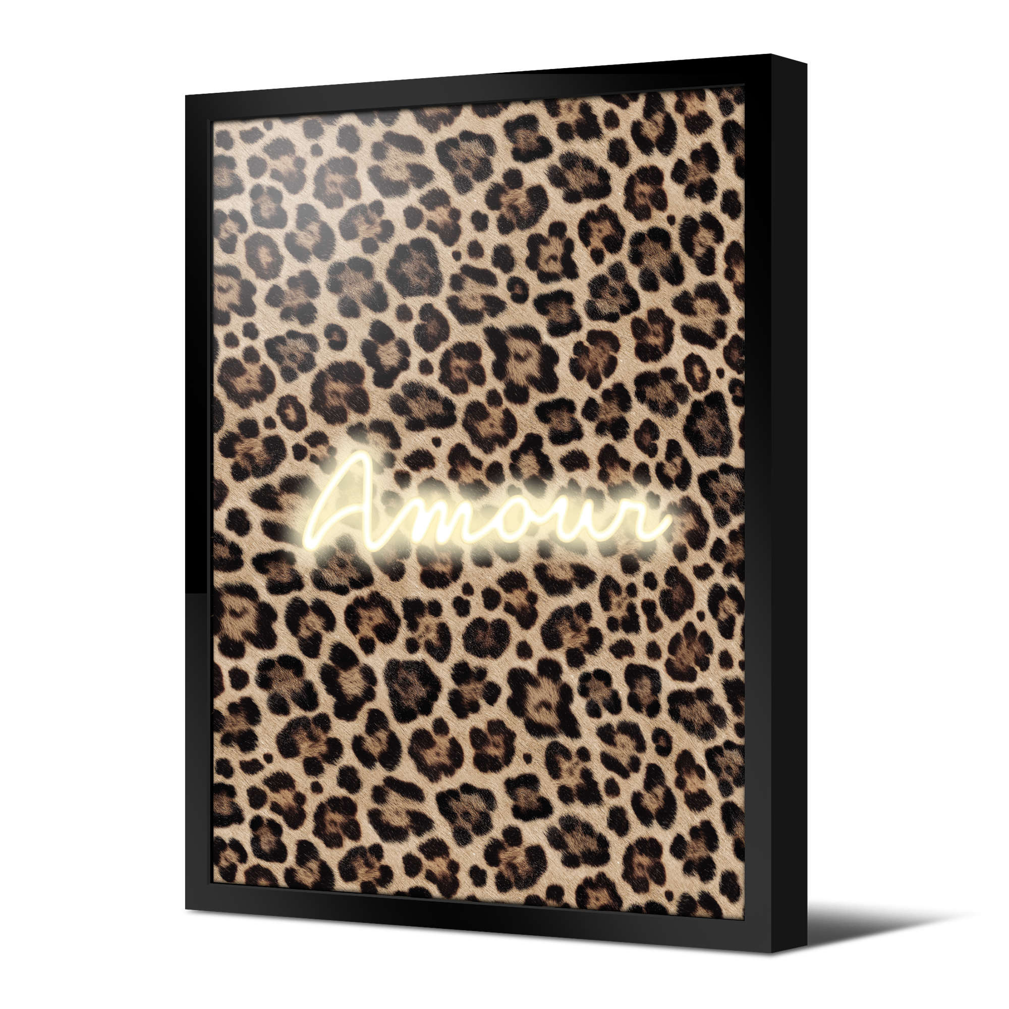 Tableau néon Leo Amour