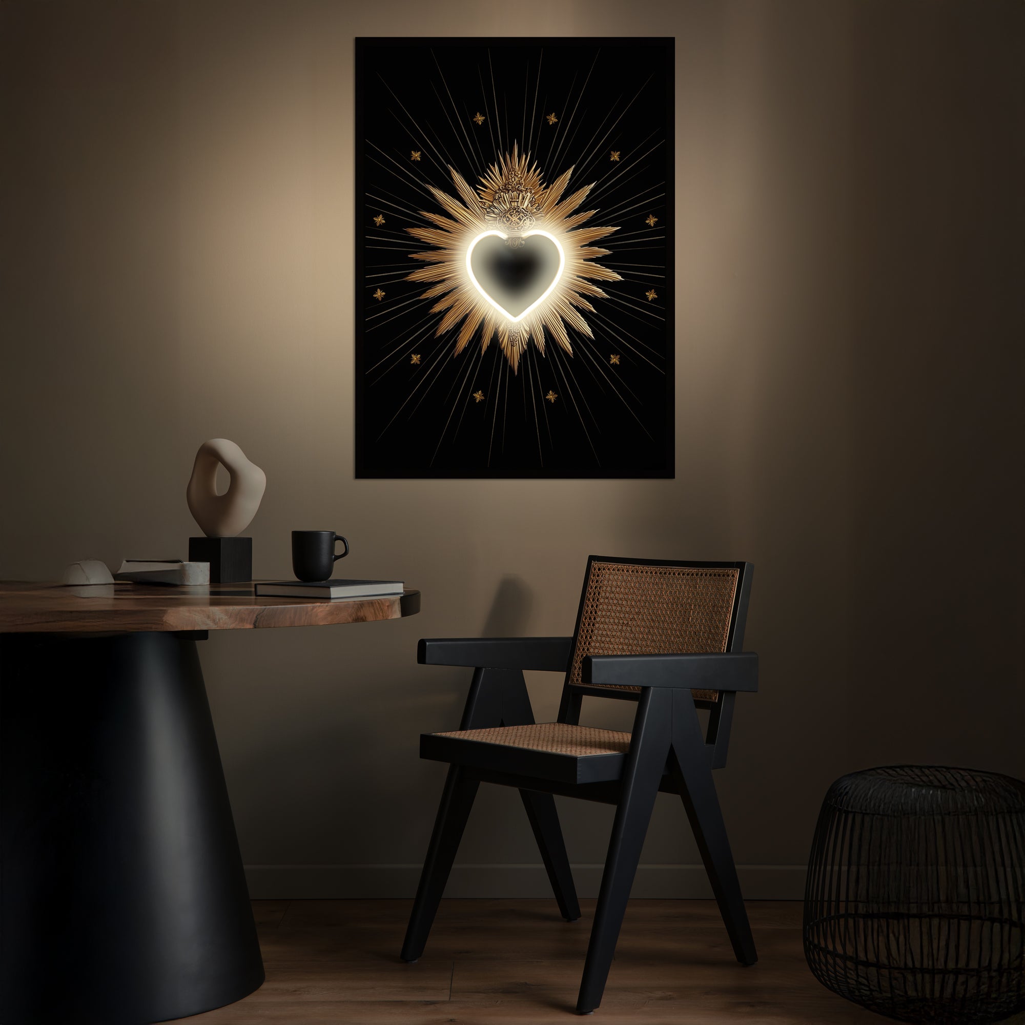 Tableau Néon Ex Voto Montalcino