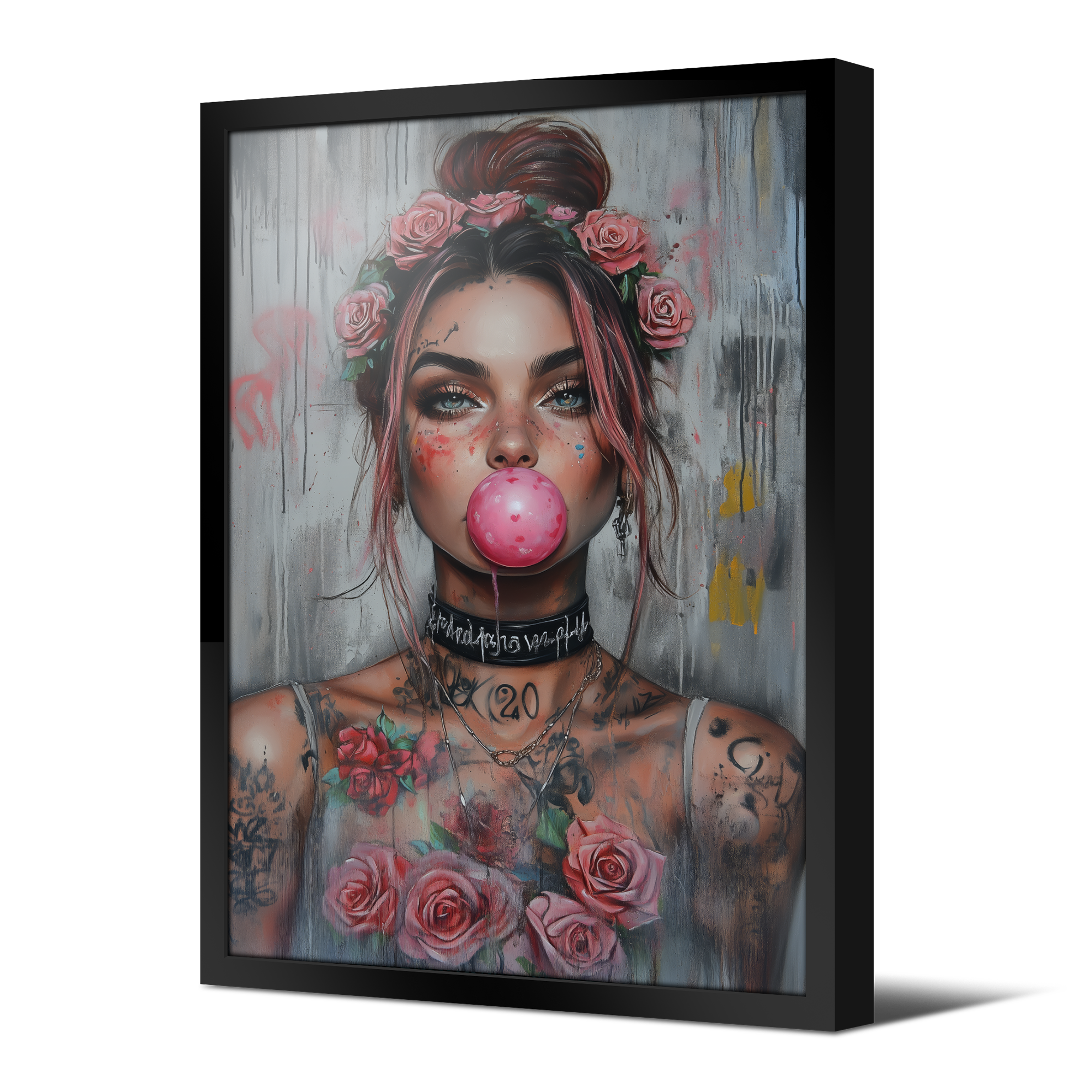 Tableau néon Pink Tattoo