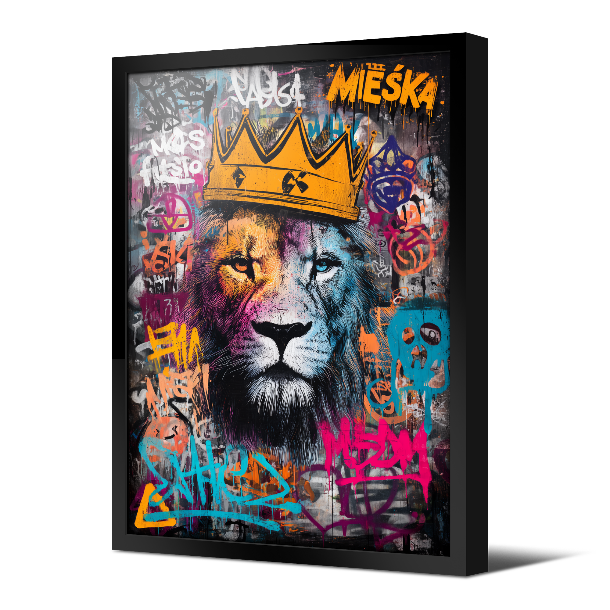 Tableau Néon Roi Lion