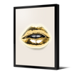 Tableau néon Yellow Lips