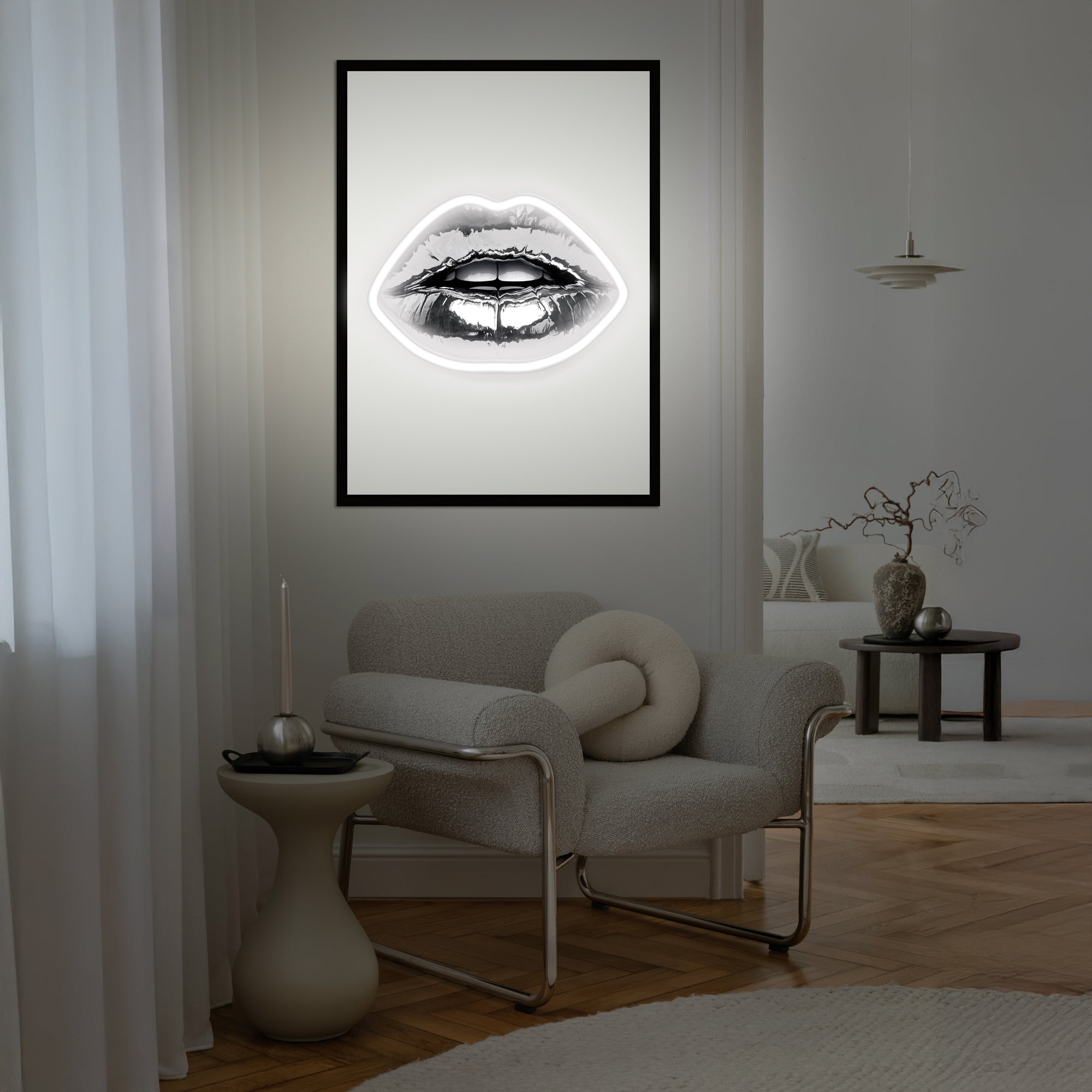 Tableau néon Black Lips