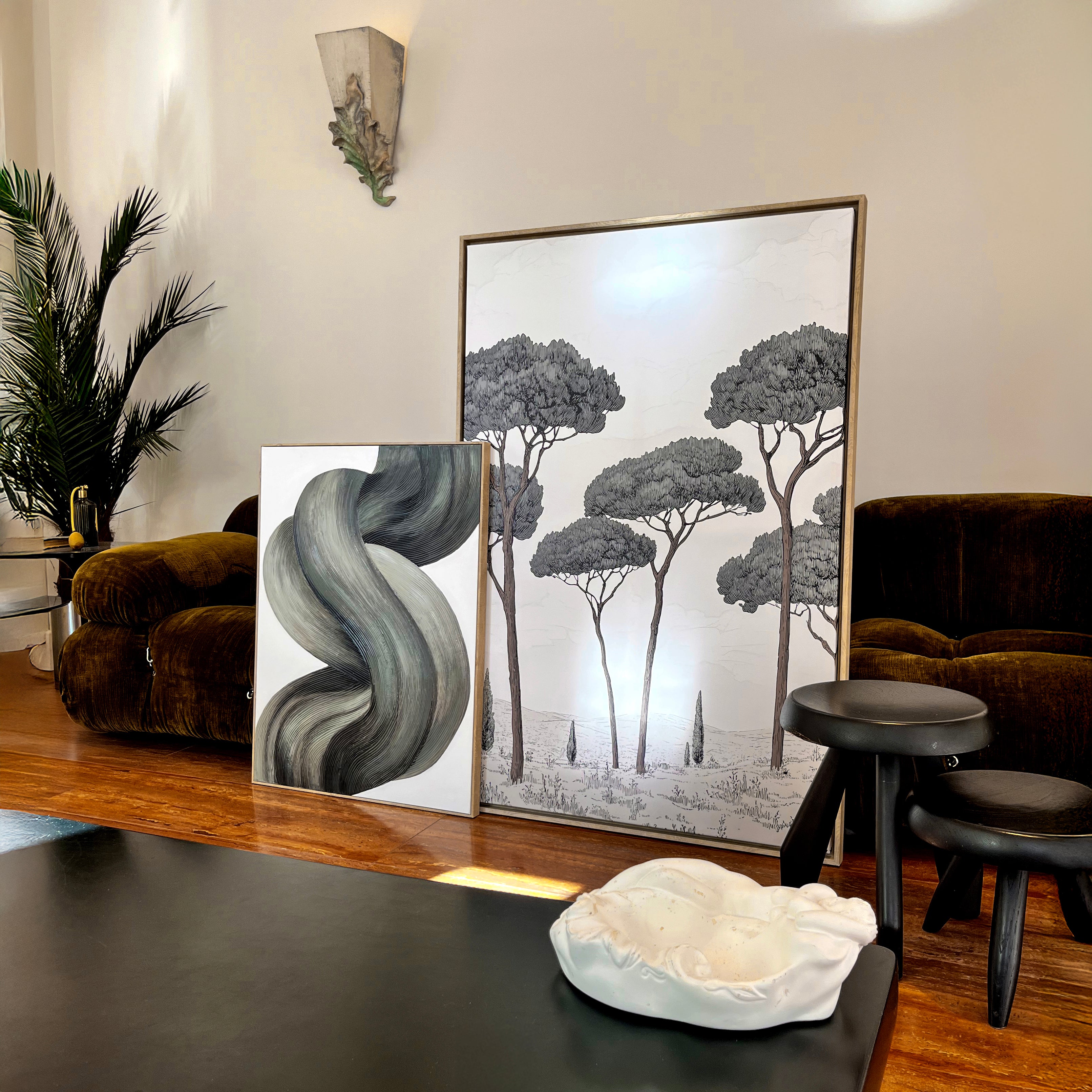 Tableau réhaussé Brushed Kaki