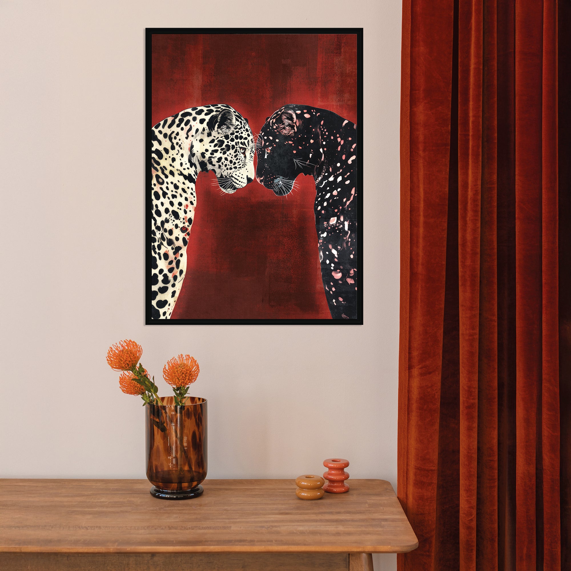 Tableau Panthere Rajah