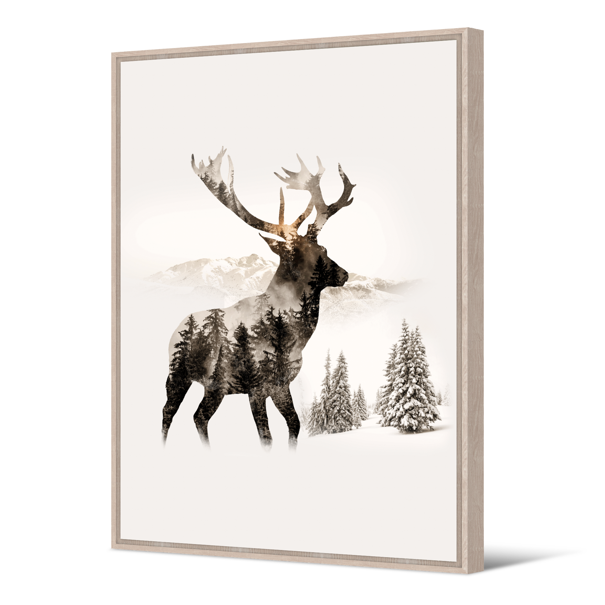 Tableau Cerf Gimmelwald