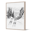 Tableau format portrait — modèle Ski Macugnaga