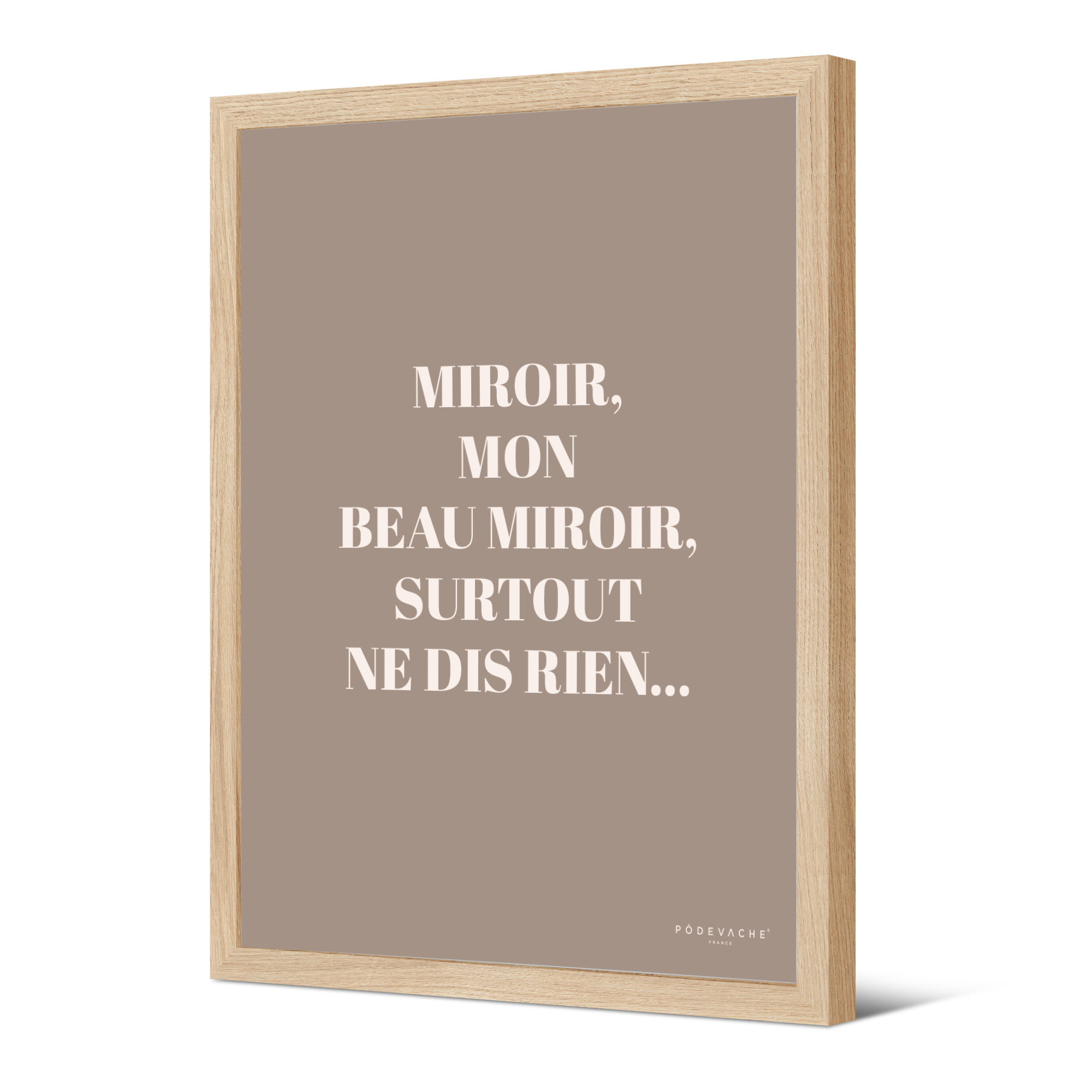 Affiche ou affiche encadrée Mon Beau Miroir
