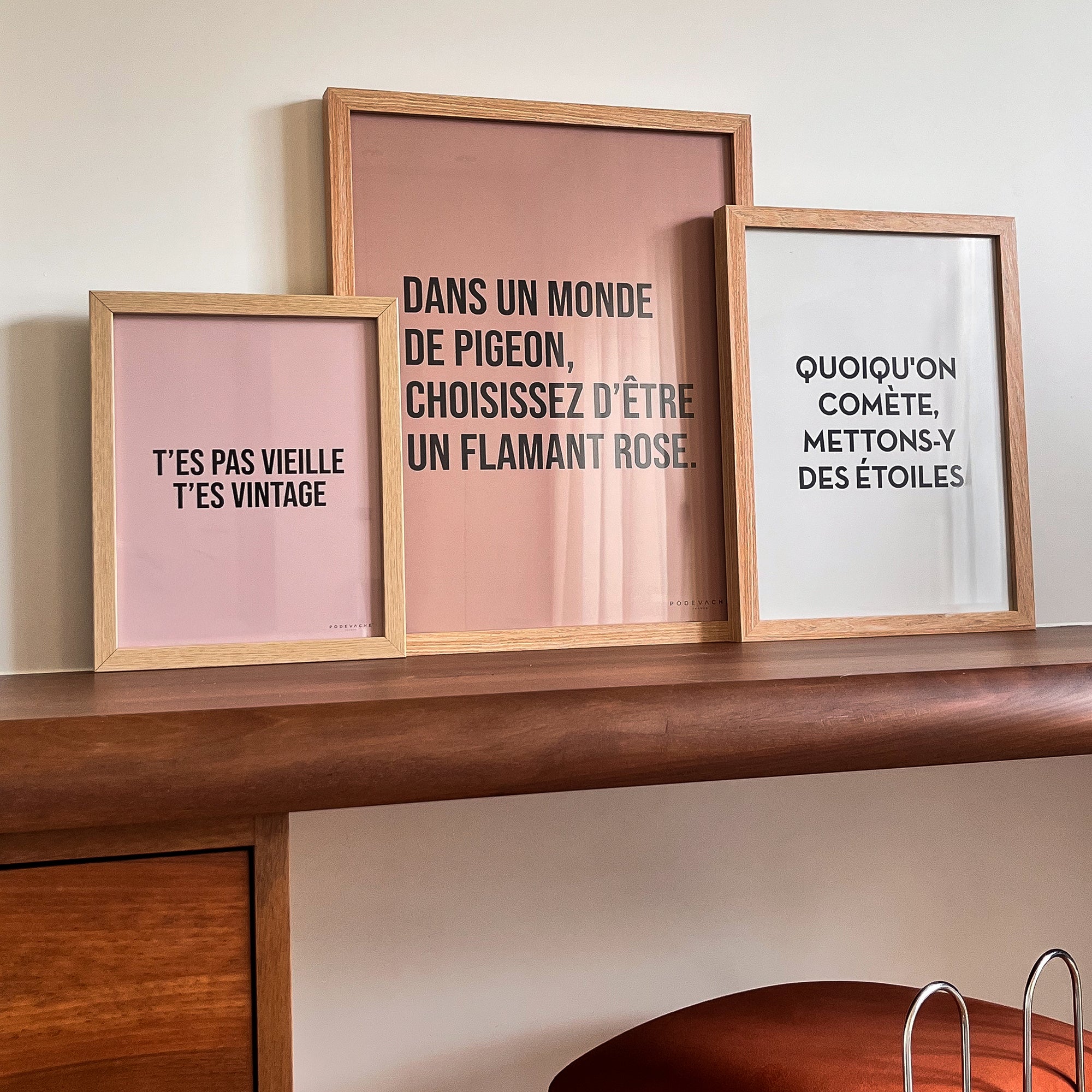 Affiche ou affiche encadrée Comète