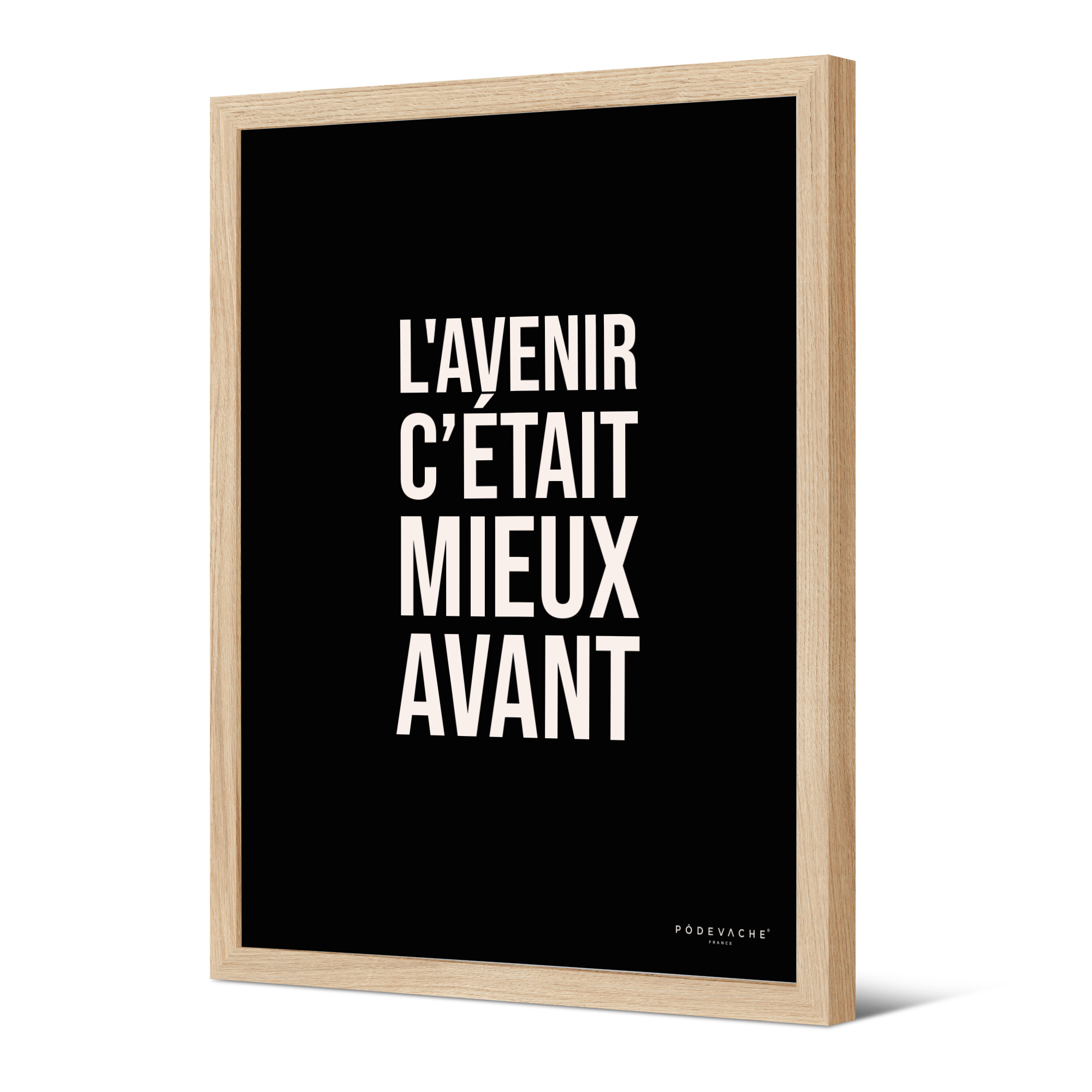 Affiche ou affiche encadrée Mieux Avant