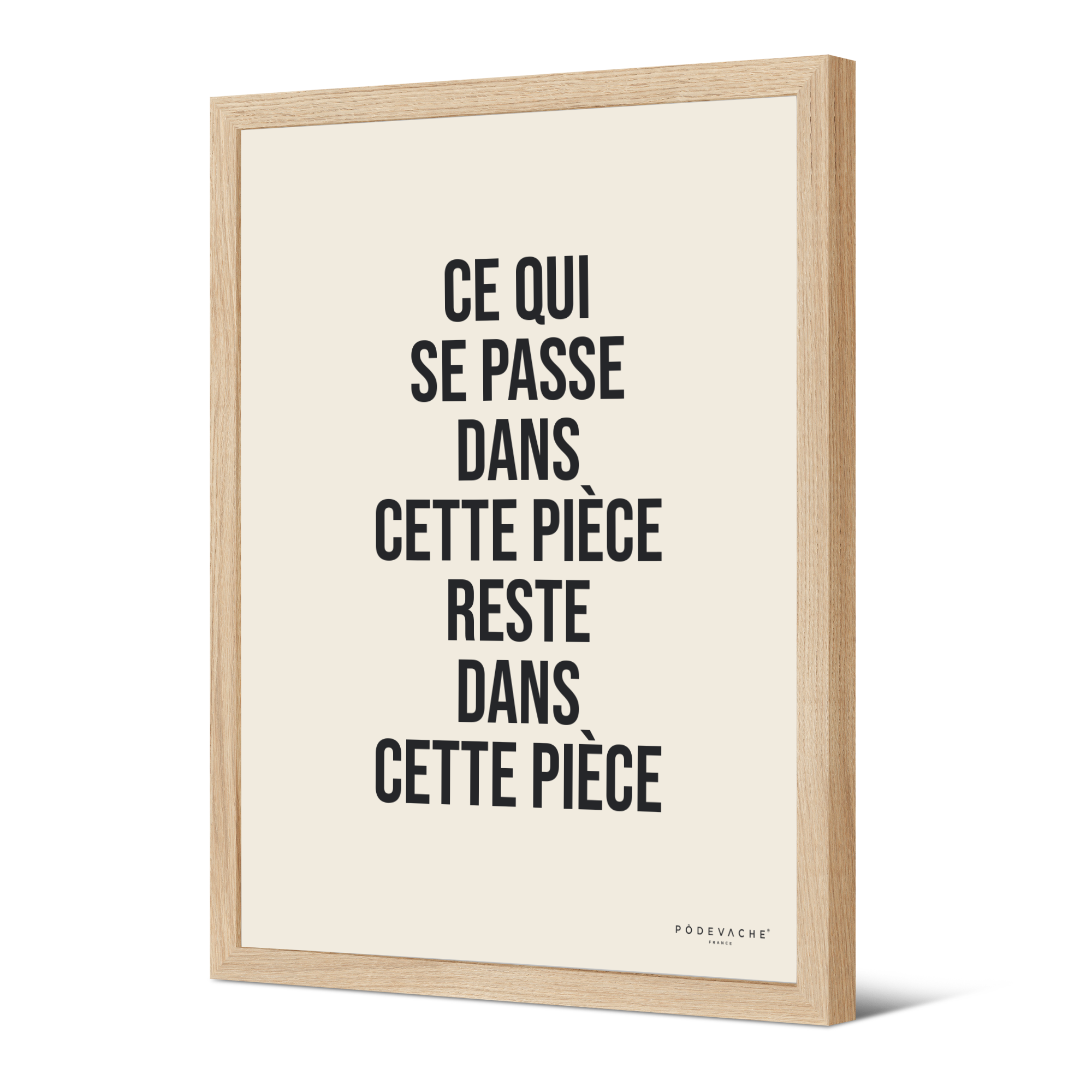 Affiche ou affiche encadrée Piece