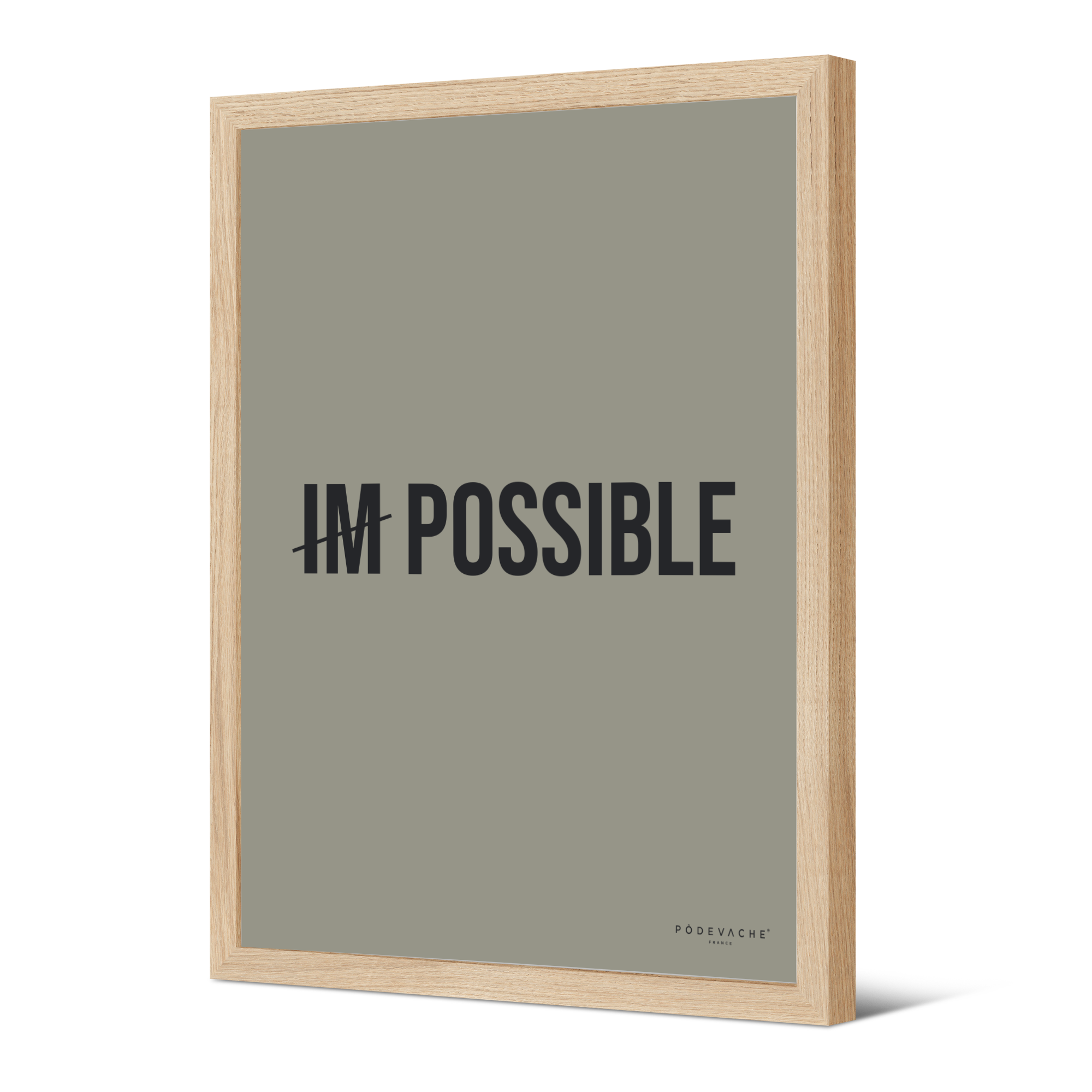 Affiche ou affiche encadrée Impossible