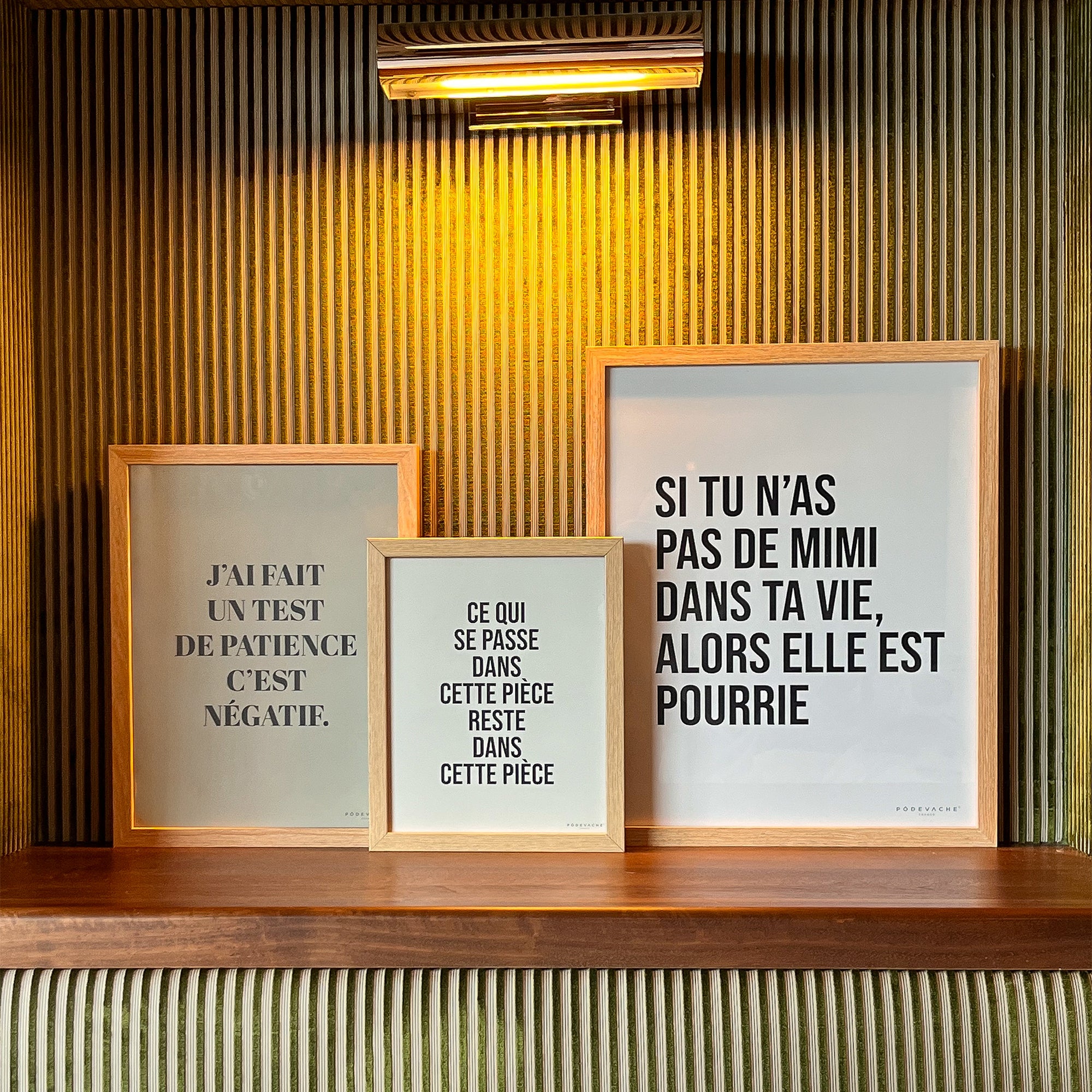 Affiche ou affiche encadrée Patience