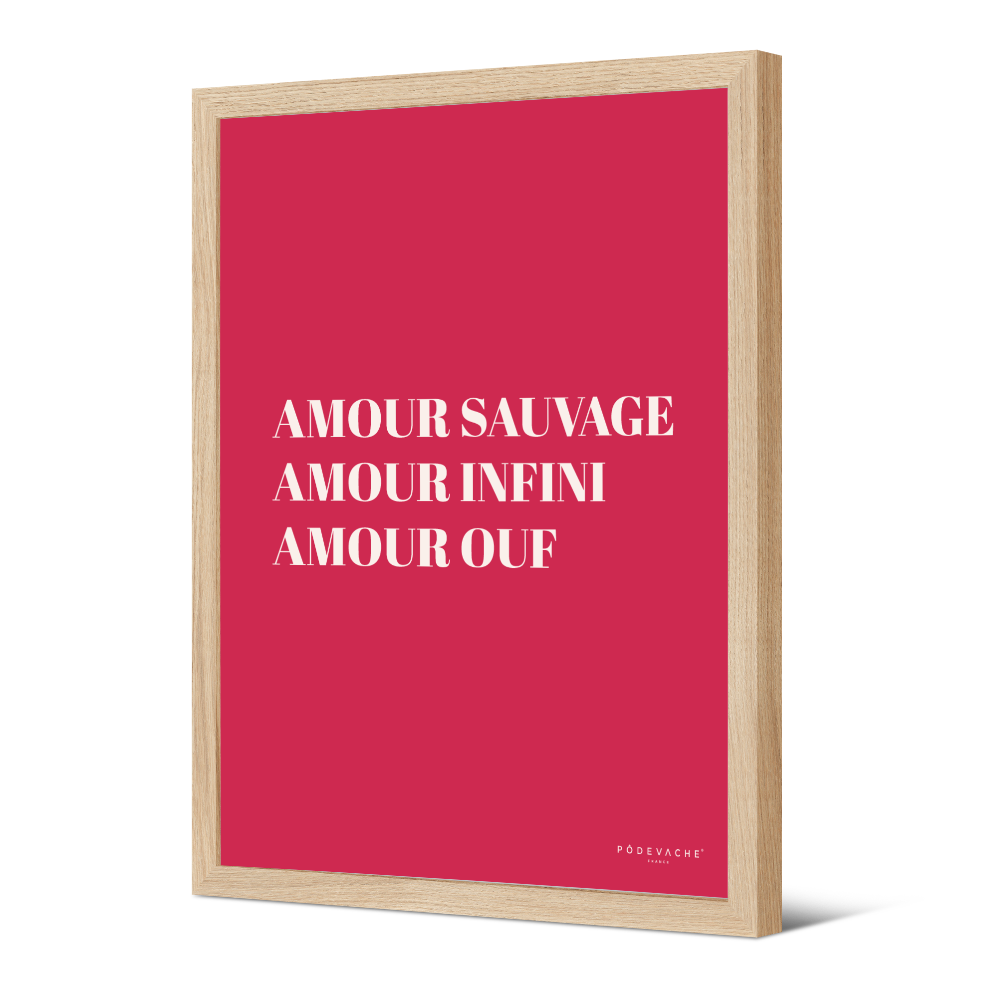 Affiche ou affiche encadrée Amour Sauvage