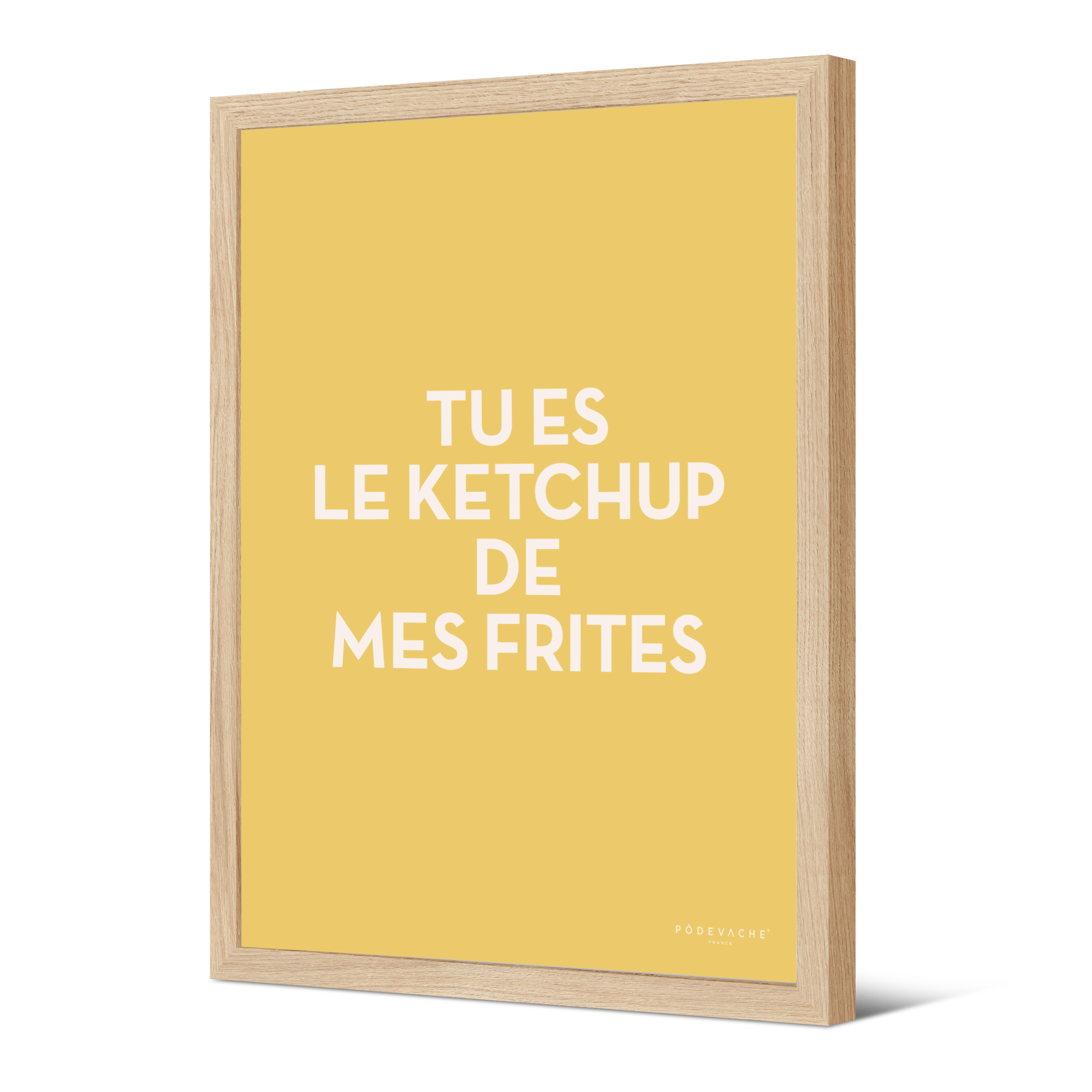 Affiche ou affiche encadrée Ketchup