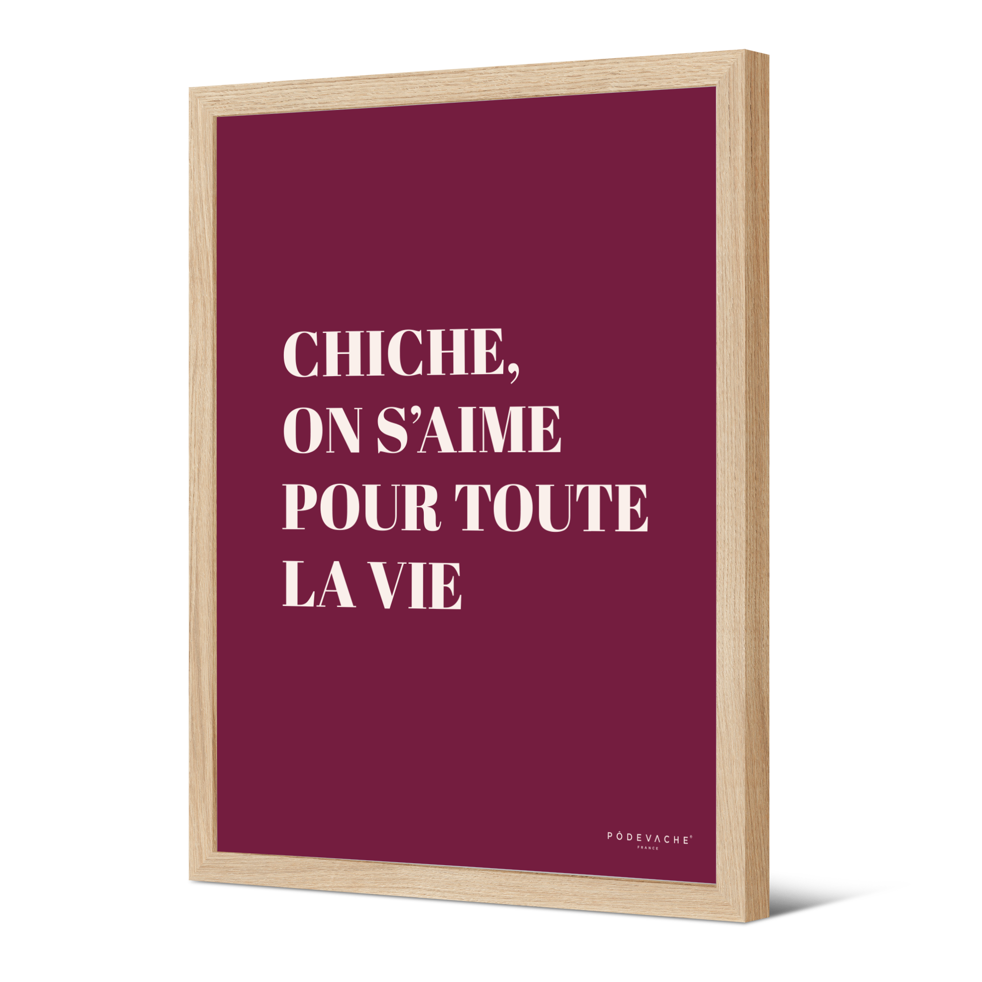 Affiche ou affiche encadrée Chiche