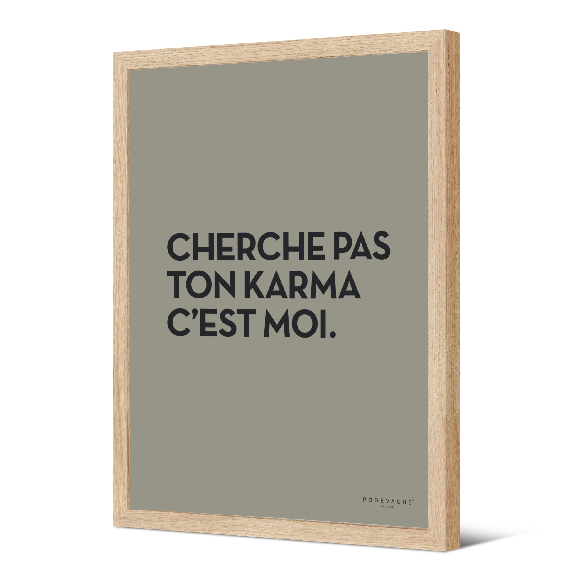 Affiche ou affiche encadrée Karma