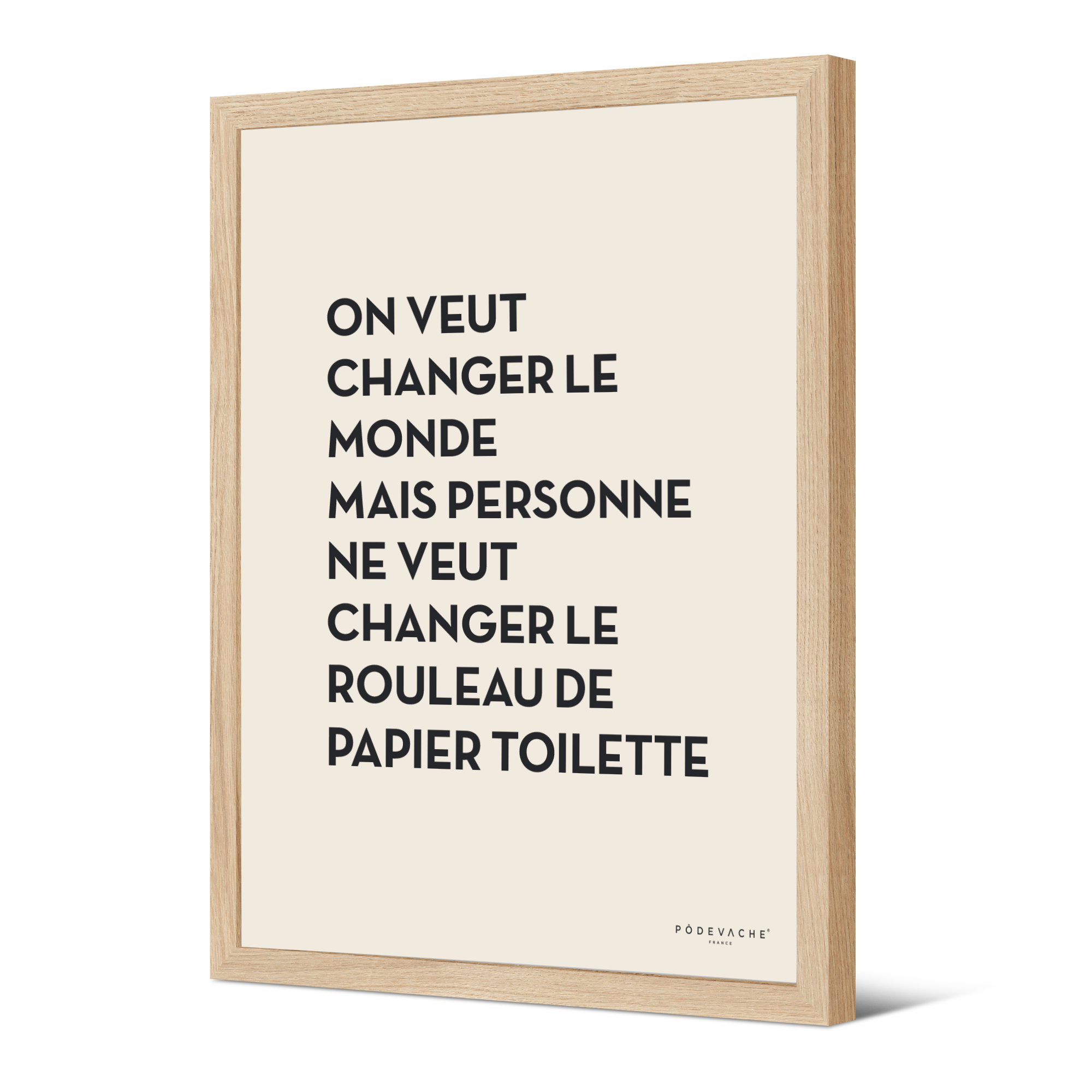 Affiche ou affiche encadrée Rouleau