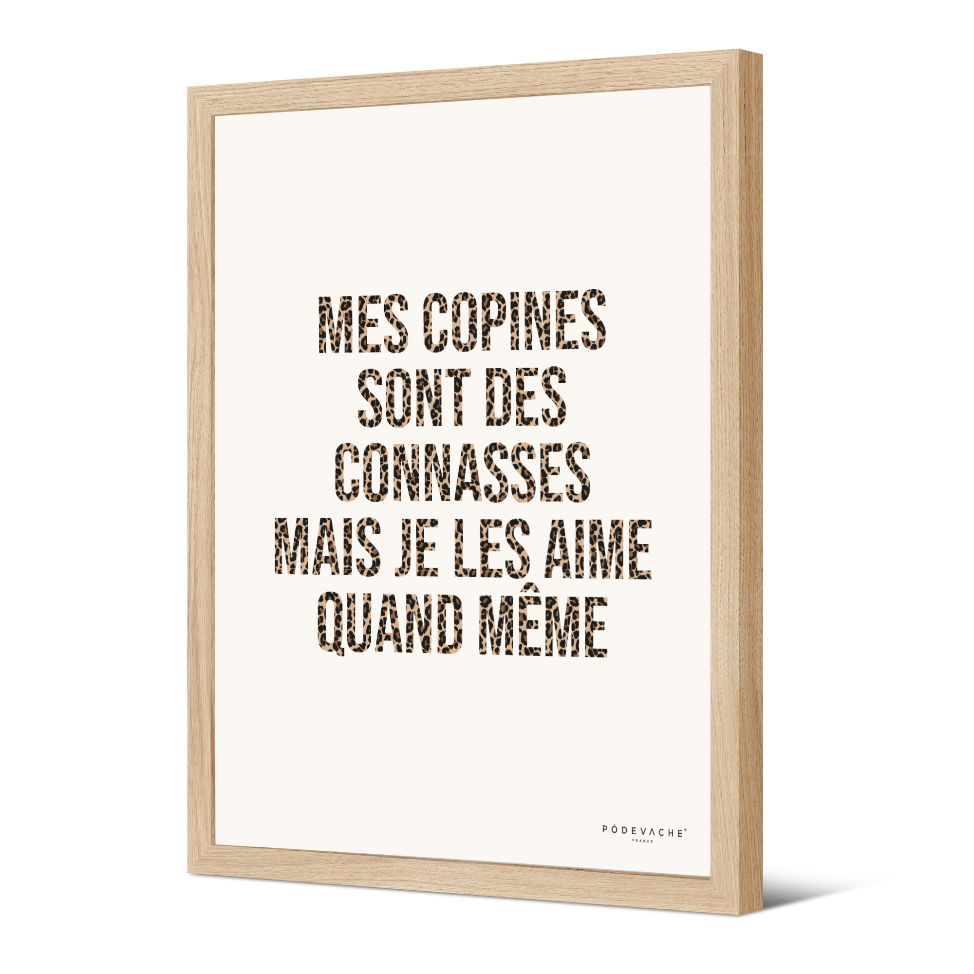 Affiche ou affiche encadrée Copine