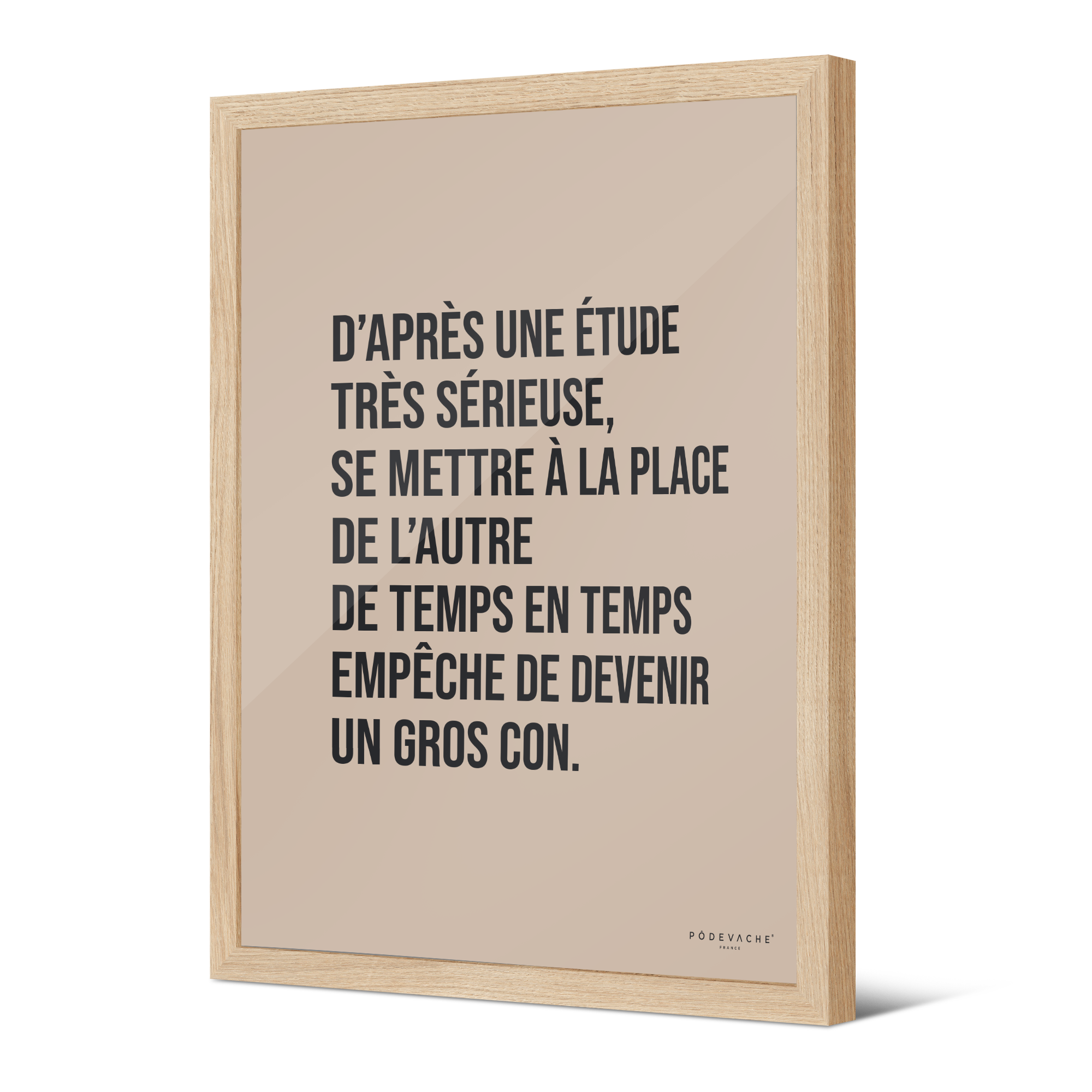 Affiche ou affiche encadrée Etude