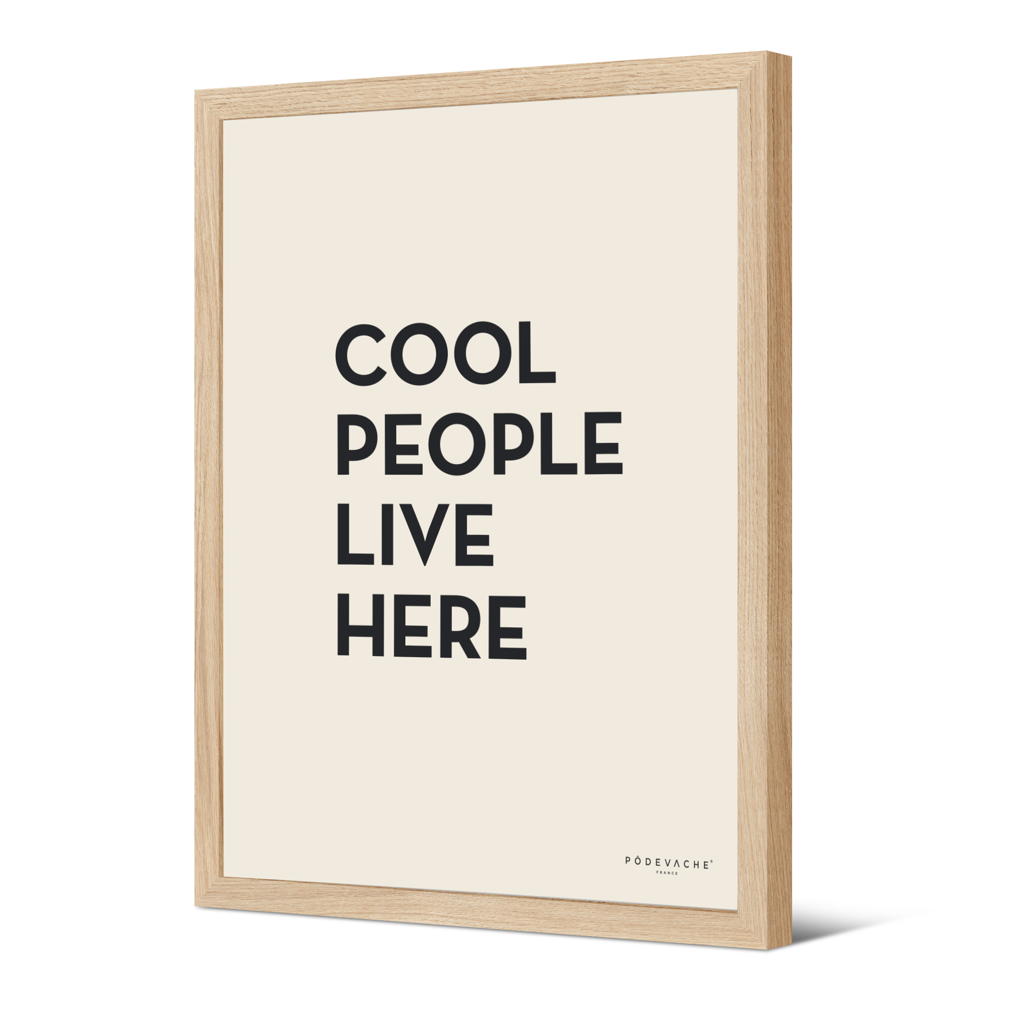 Affiche ou affiche encadrée Cool People