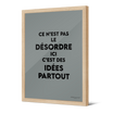 Affiche encadrée en papier — modèle Desordre