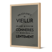 Affiche ou affiche encadrée Plus Lentement