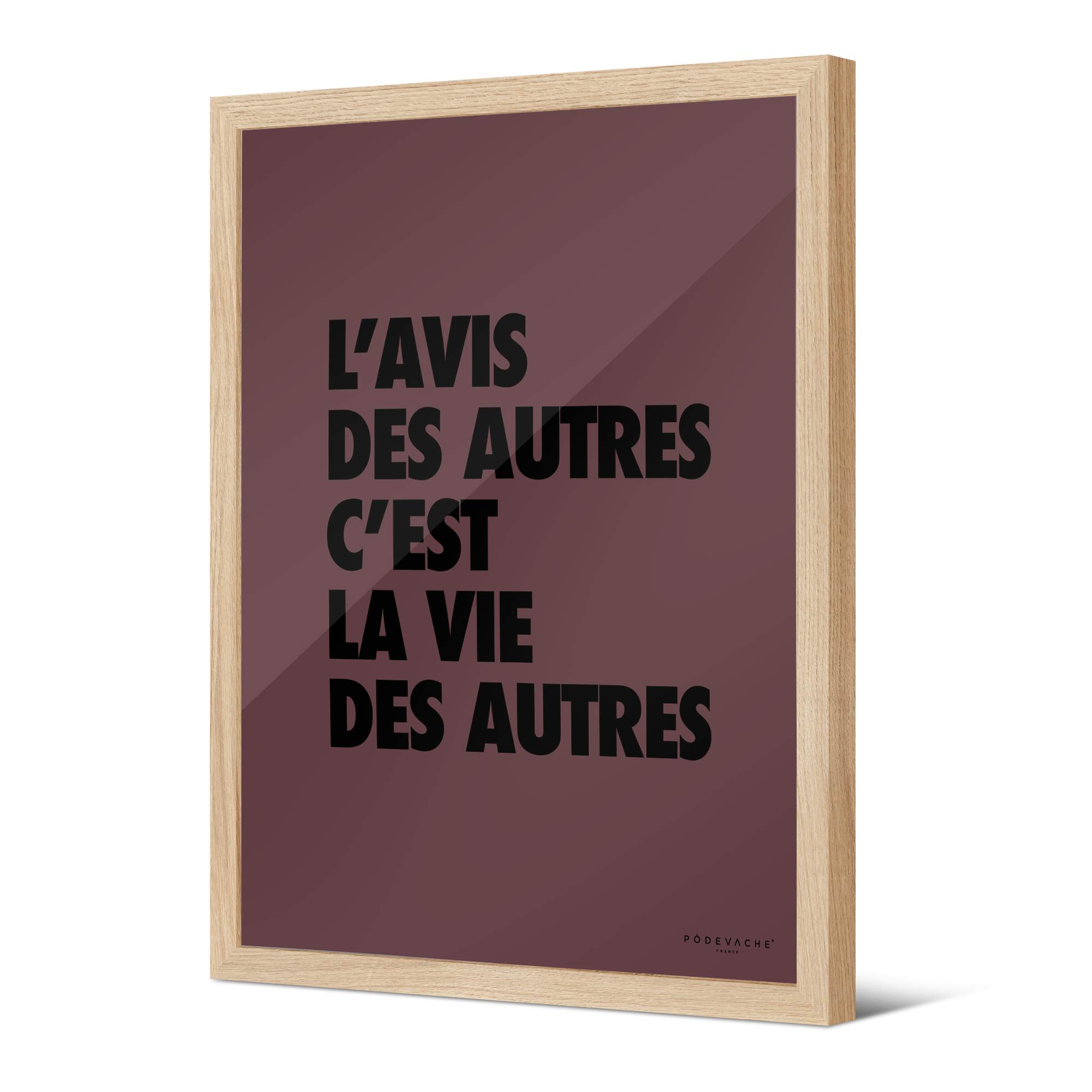 Affiche ou affiche encadrée Avis des Autres